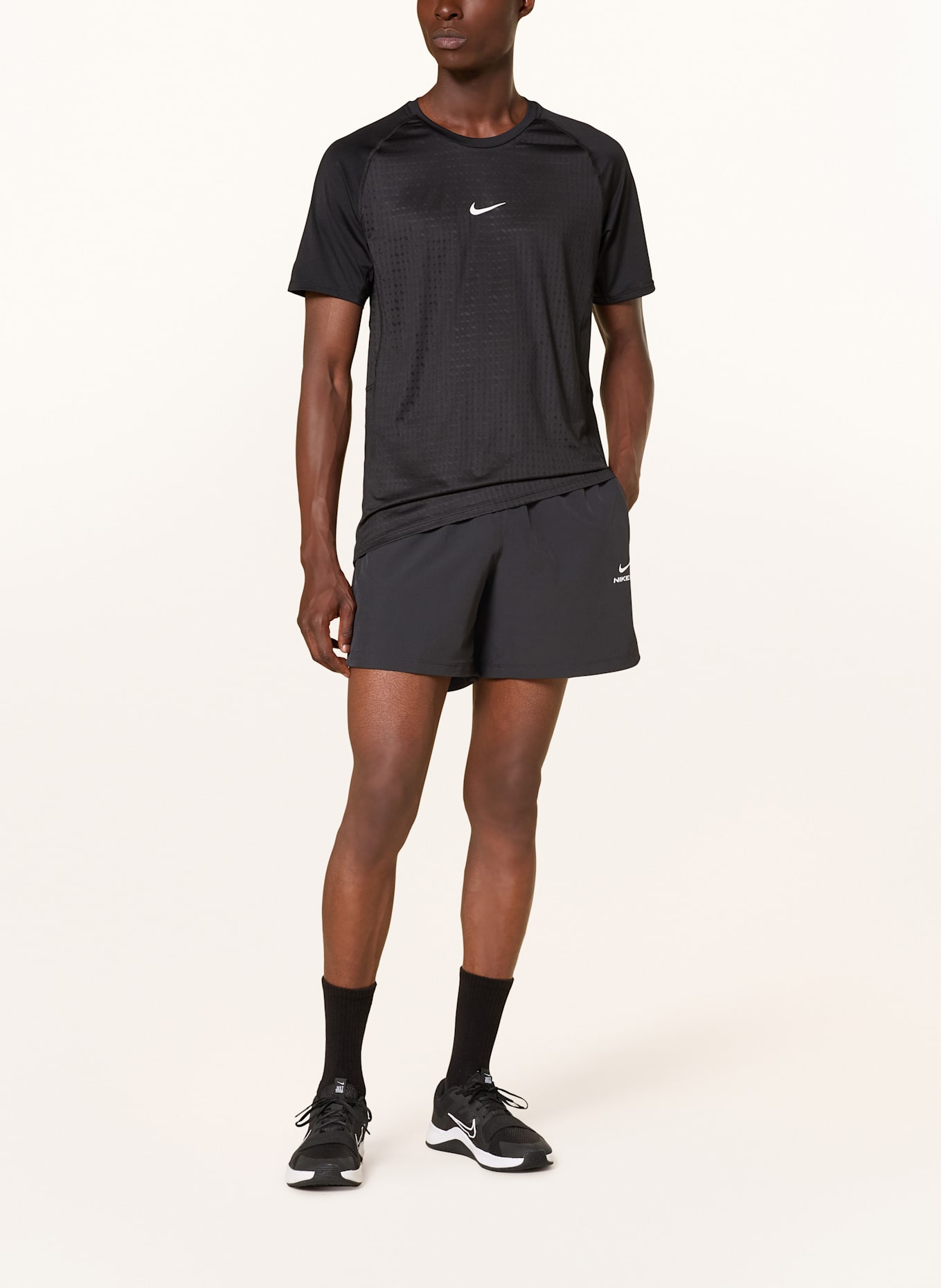Nike Trainingsshorts PRO DRI-FIT: SCHWARZ