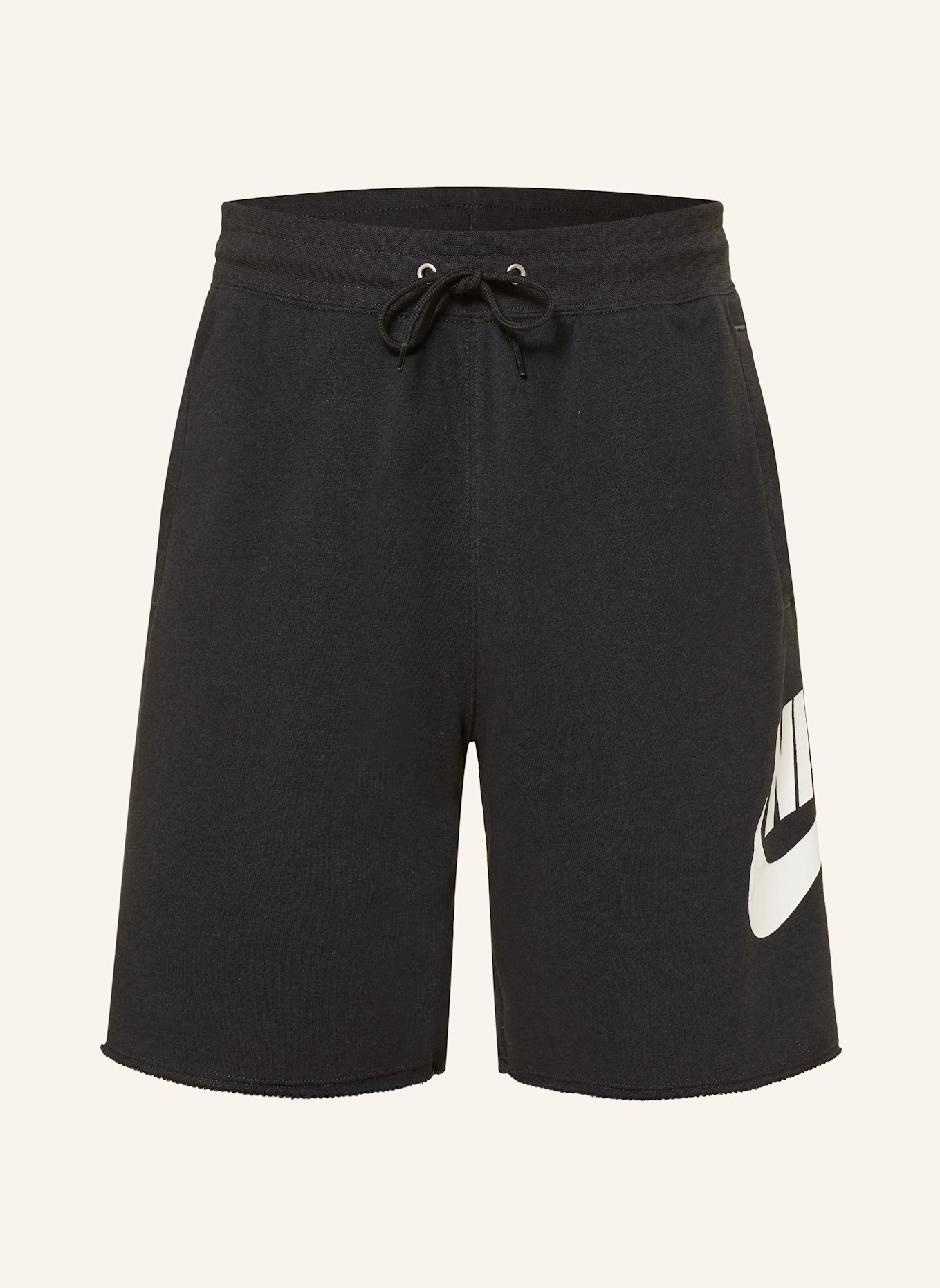 Nike Sweatshorts: SCHWARZ