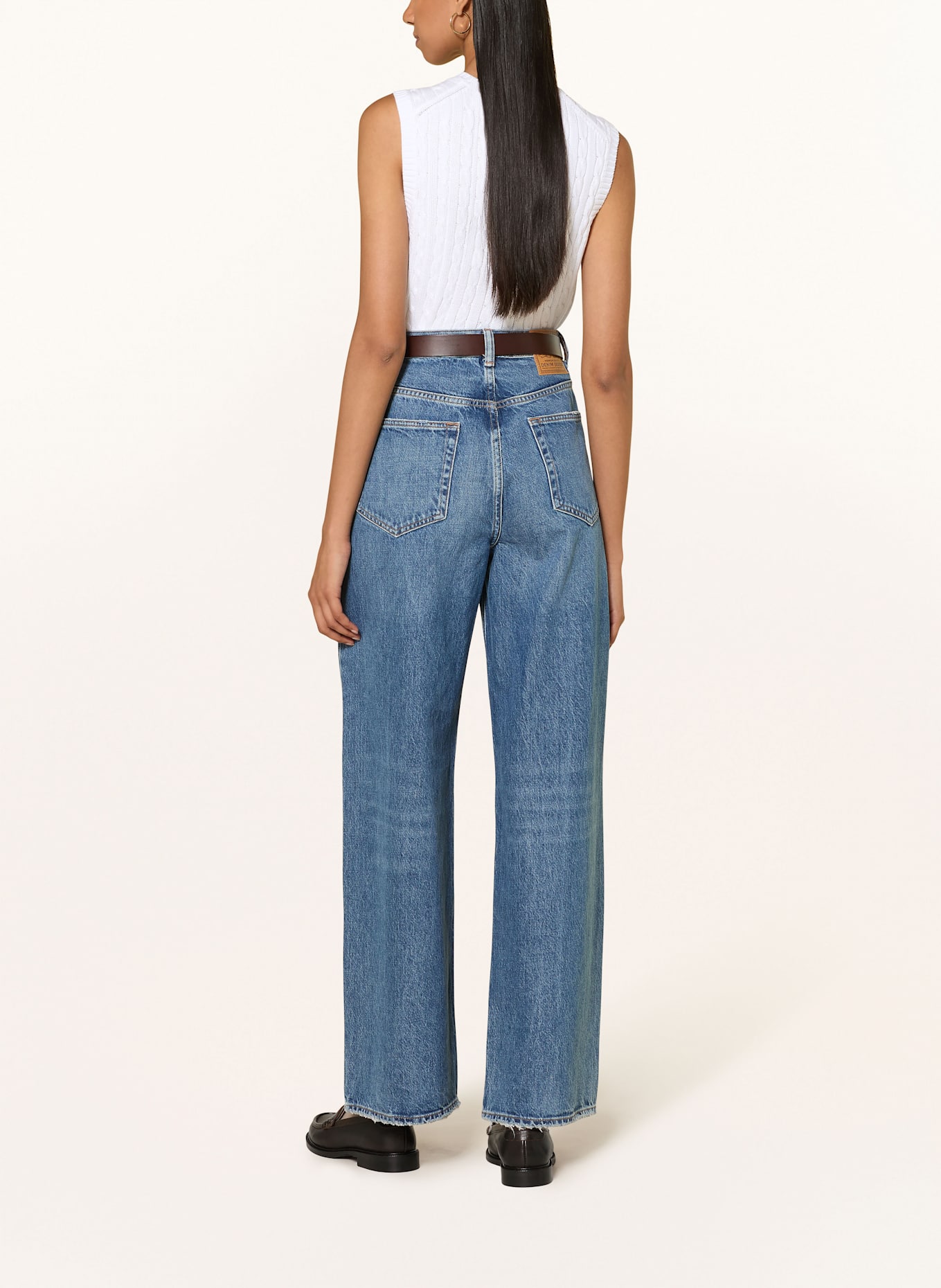 POLO RALPH LAUREN Sweater vest: WHITE