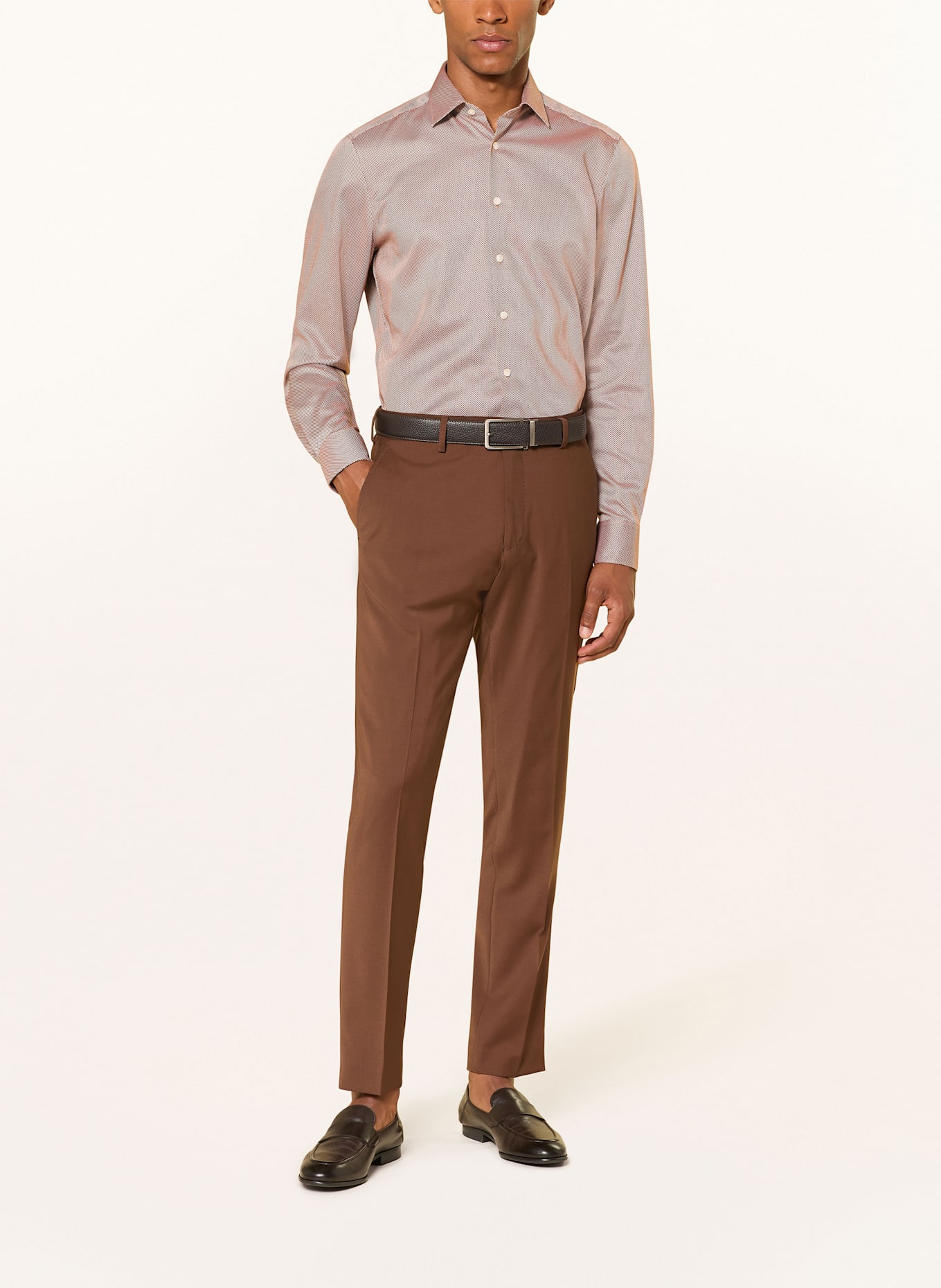 OLYMP Hemd Level Five body fit: BRAUN