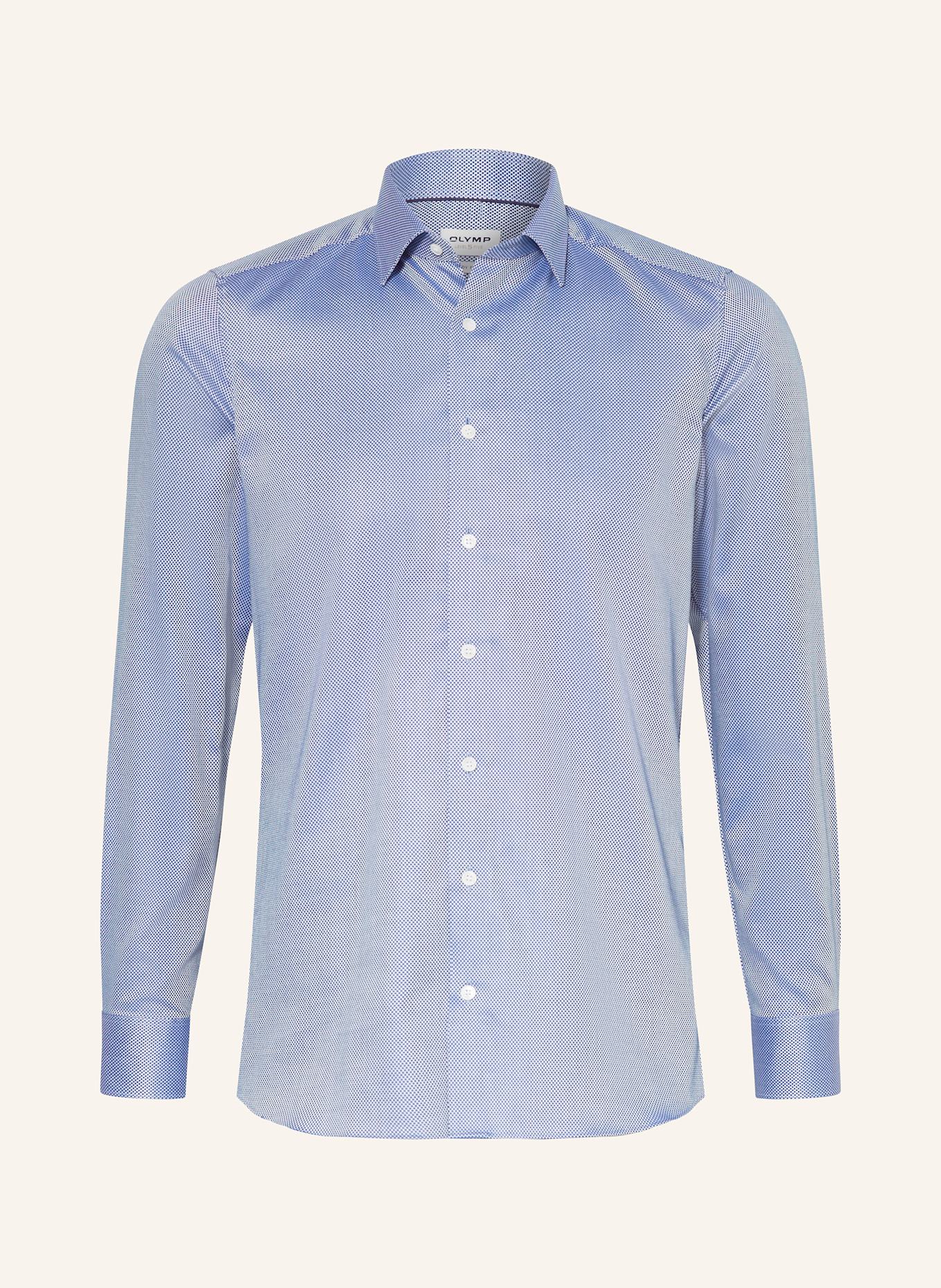 OLYMP Hemd Level Five body fit: BLAU / WEISS