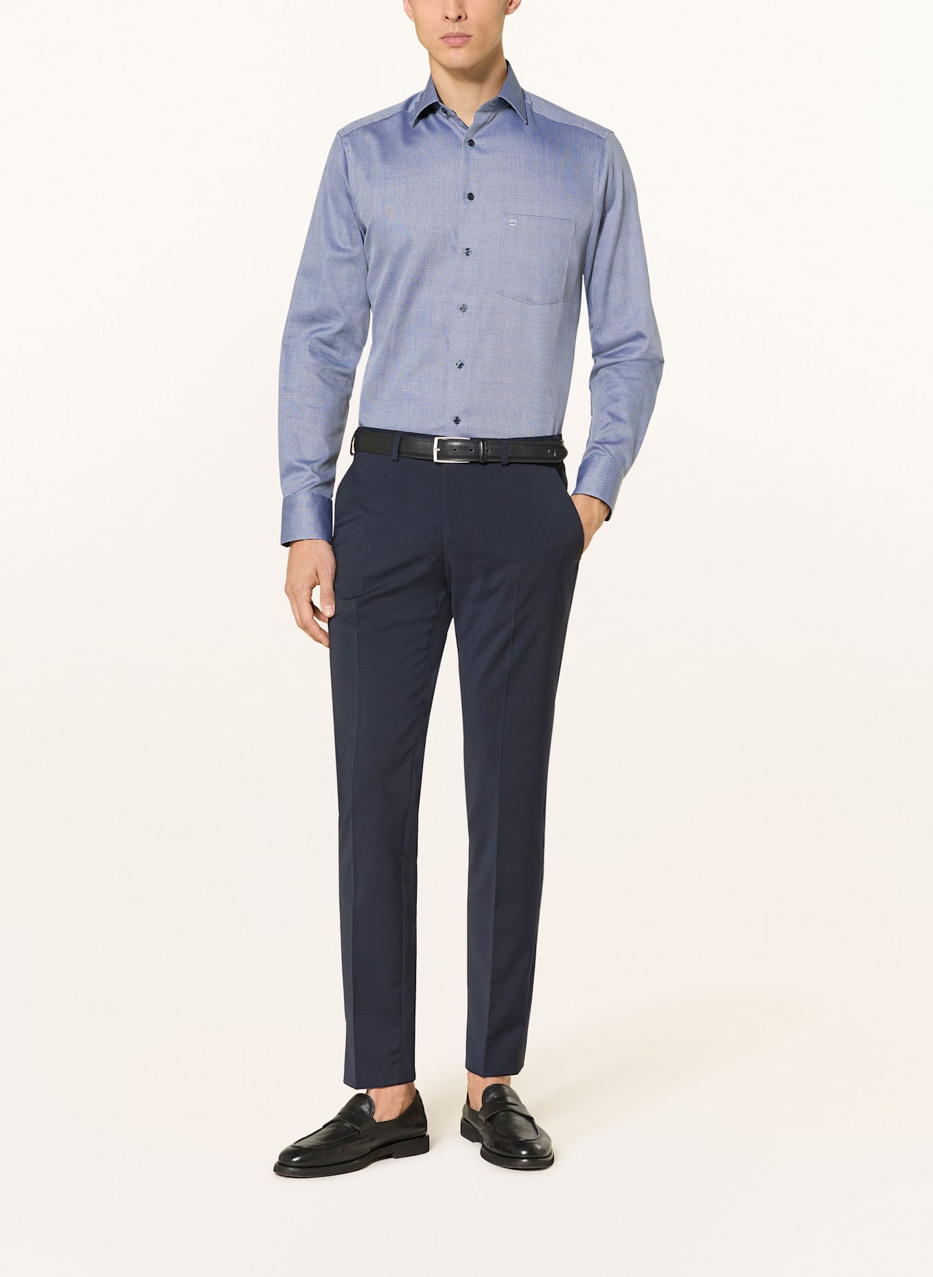 OLYMP Hemd Luxor modern fit: DUNKELBLAU