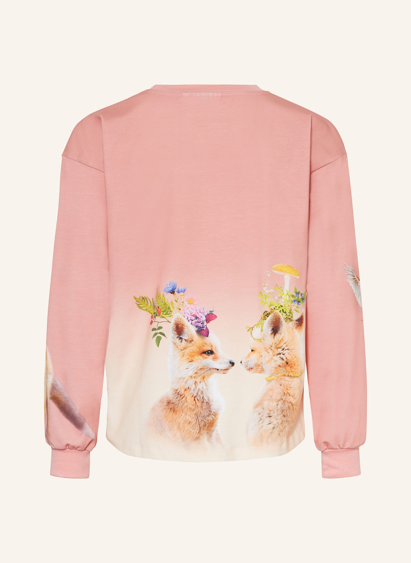 molo Sweatshirt RENIZA: ROSA / BRAUN / ORANGE