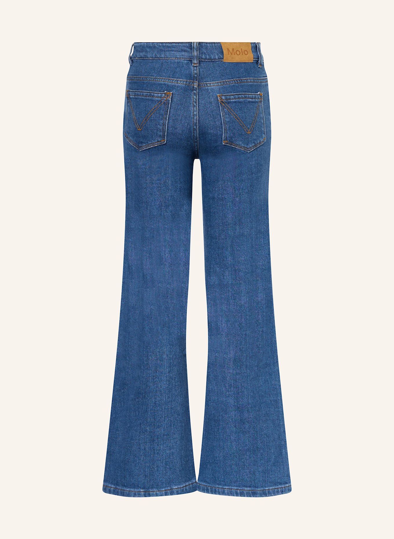 molo Jeans ASTA Flared Slim Fit: 5590 BLUE BRUSHED