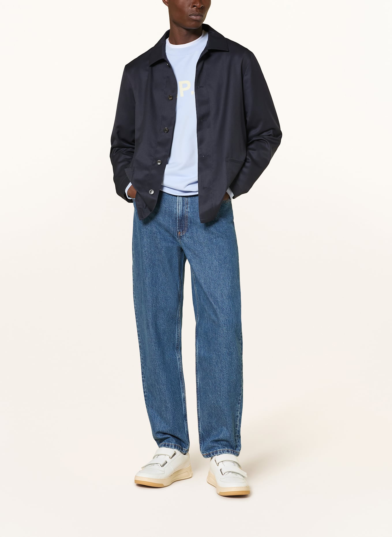 A.P.C. Jeans JEAN MARTIN Straight Fit: IAL WASHED INDIGO