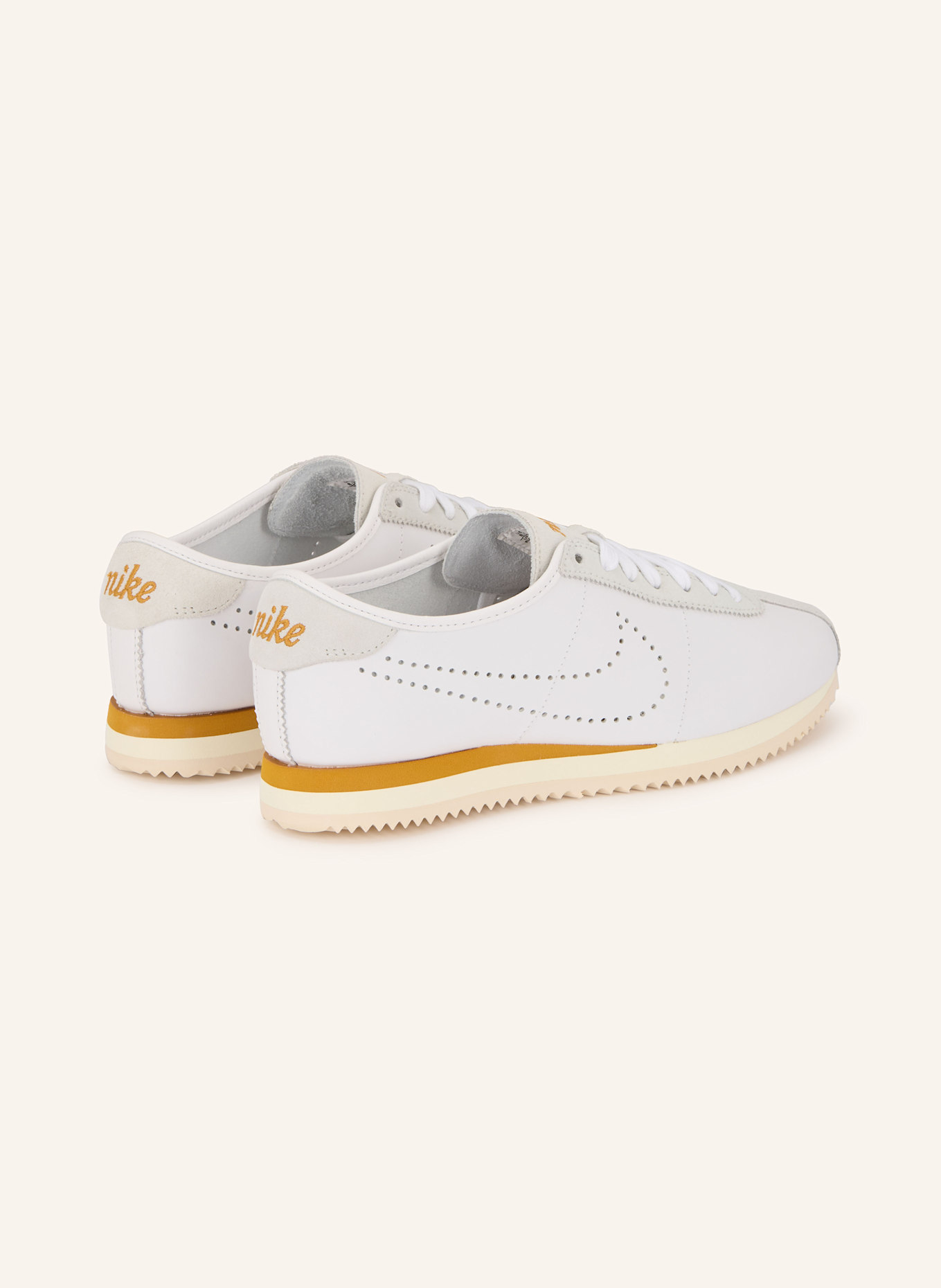 Nike Sneaker CORTEZ LT: WEISS / DUNKELGELB