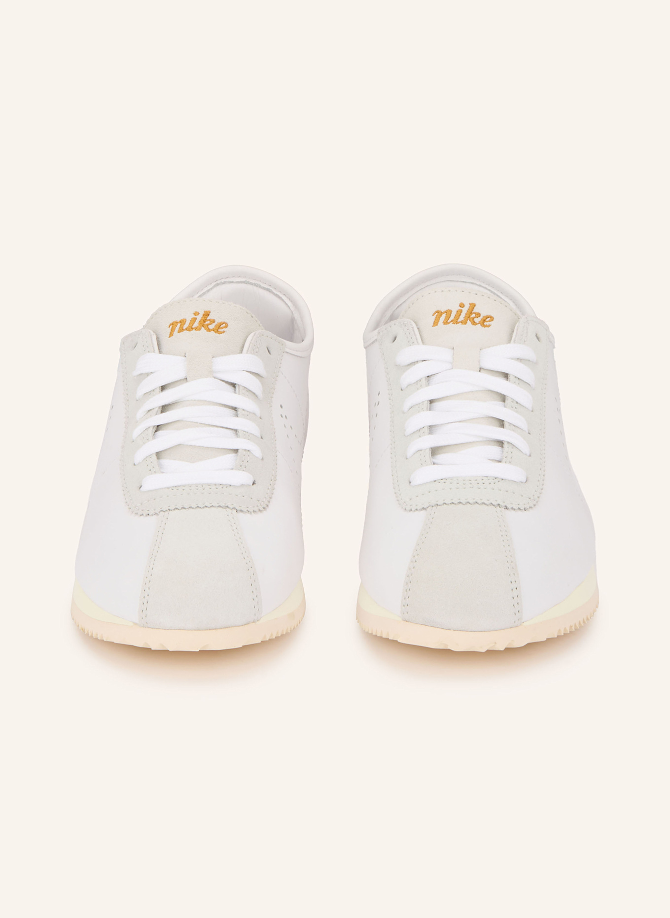 Nike Sneaker CORTEZ LT: WEISS / DUNKELGELB