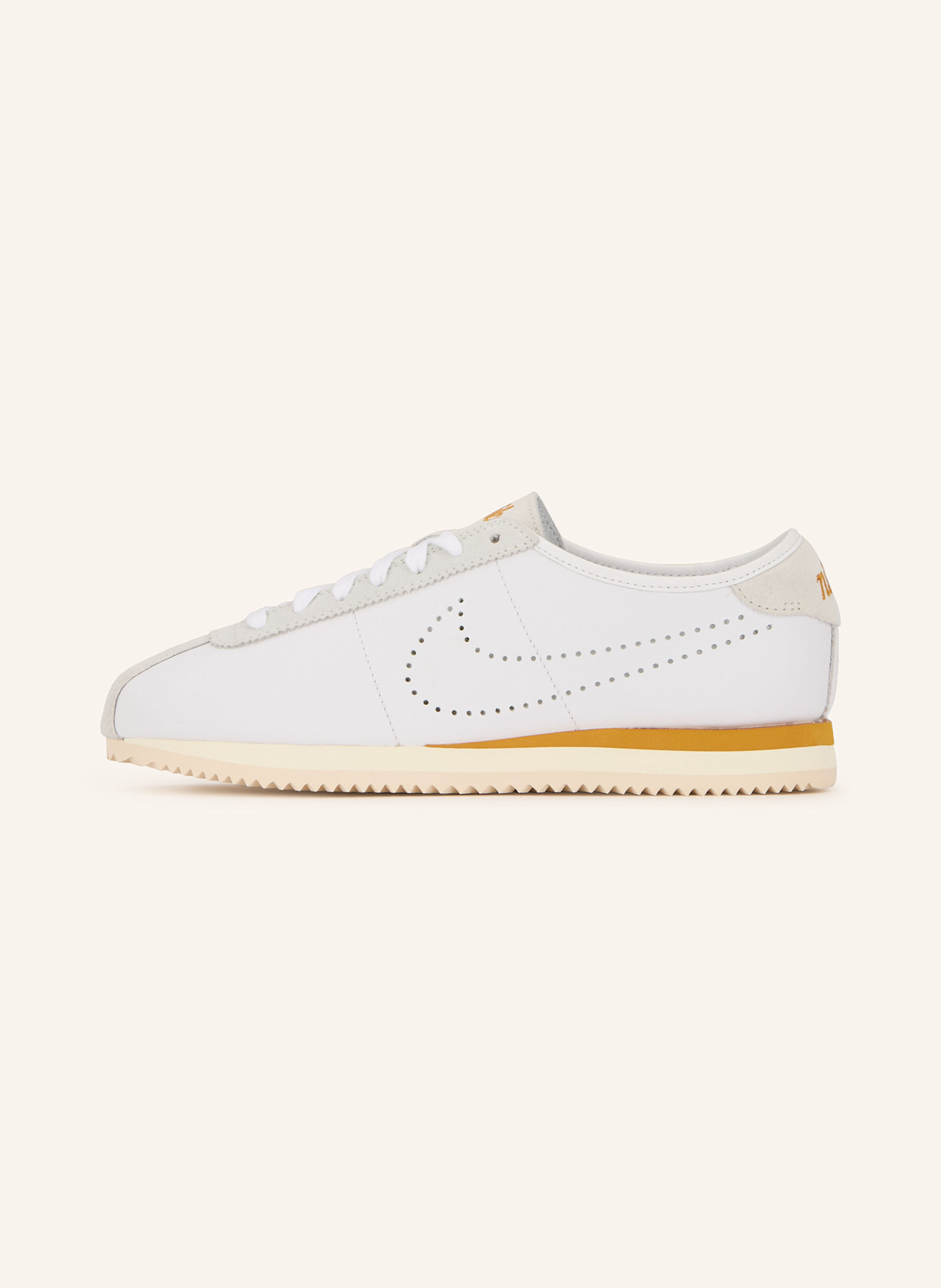 Nike Sneaker CORTEZ LT: WEISS / DUNKELGELB