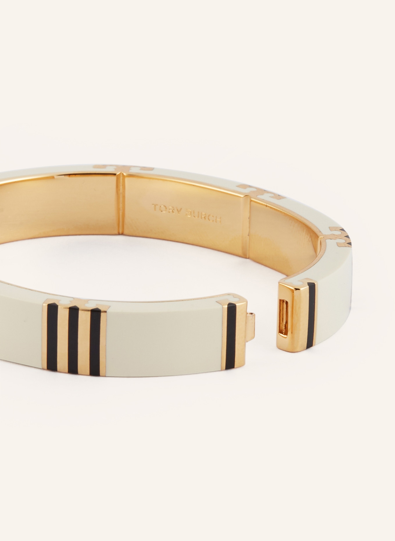 TORY BURCH Armreif: GOLD / WEISS
