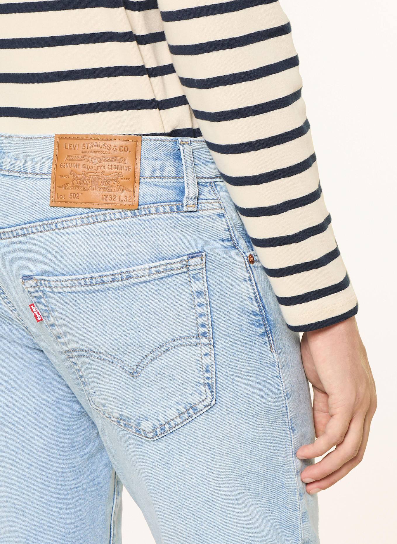 Levi's® Jeans 502 Tapered Fit: 40 Light Indigo - Worn In