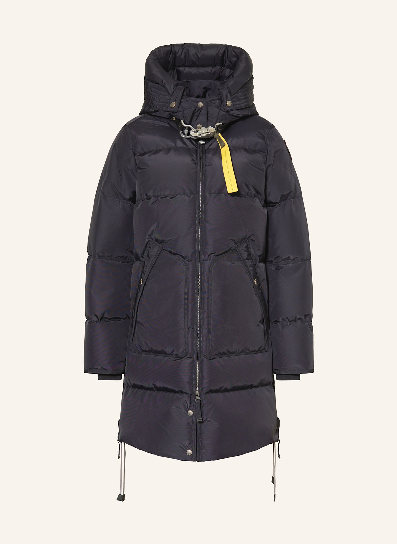 PARAJUMPERS Daunenmantel LONG BEAR mit abnehmbarer Kapuze: DUNKELBLAU