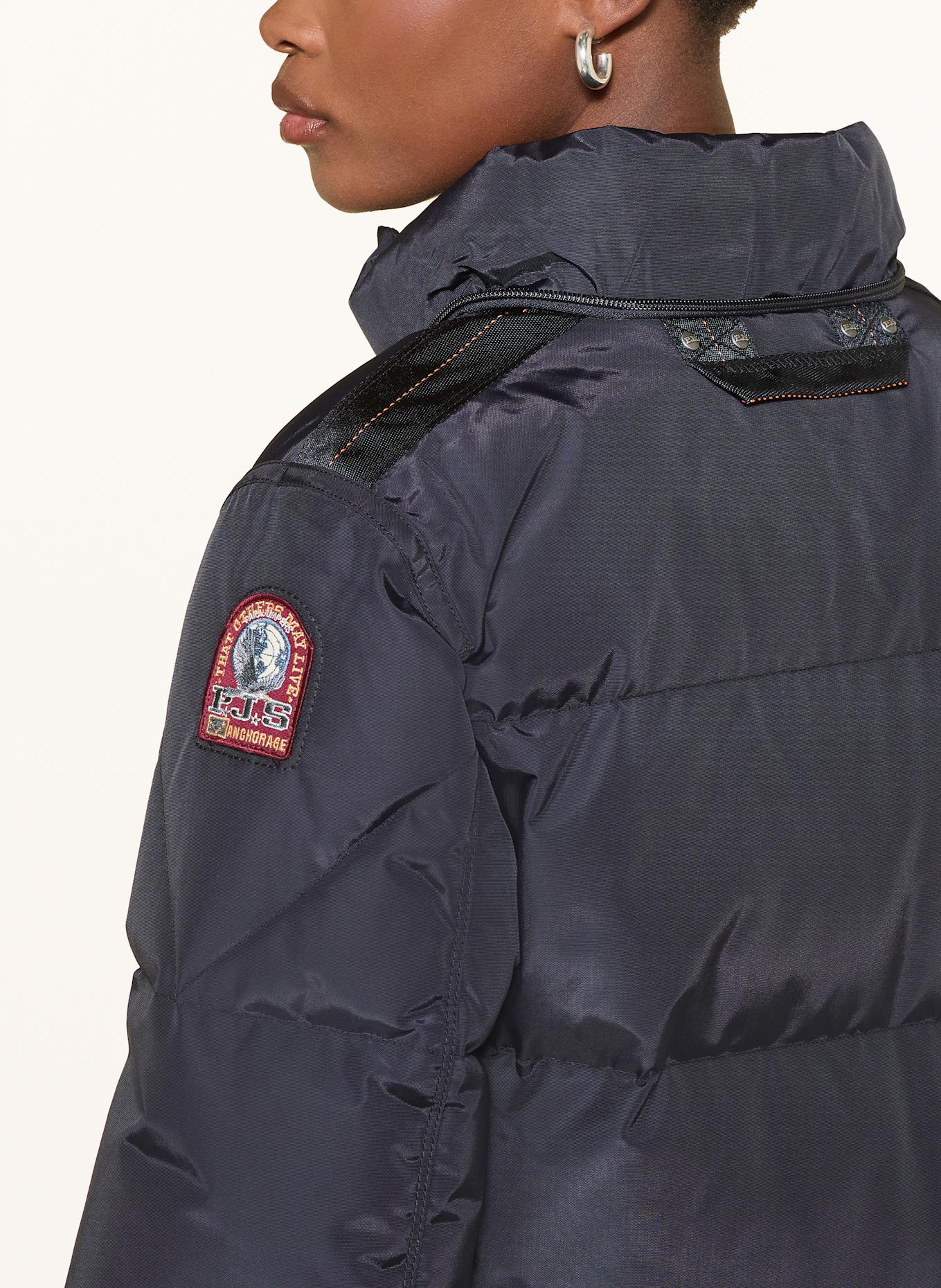 PARAJUMPERS Daunenmantel LONG BEAR mit abnehmbarer Kapuze: DUNKELBLAU