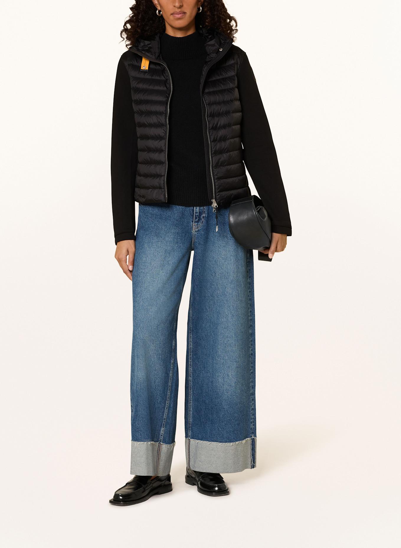 PARAJUMPERS Daunenjacke SUSANNA im Materialmix: SCHWARZ