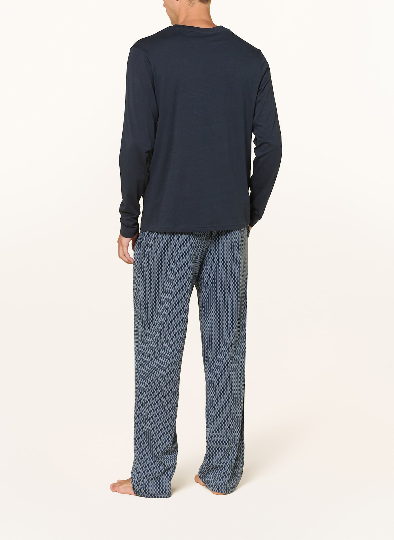 Marc O'Polo Schlafanzug: DUNKELBLAU / BLAU