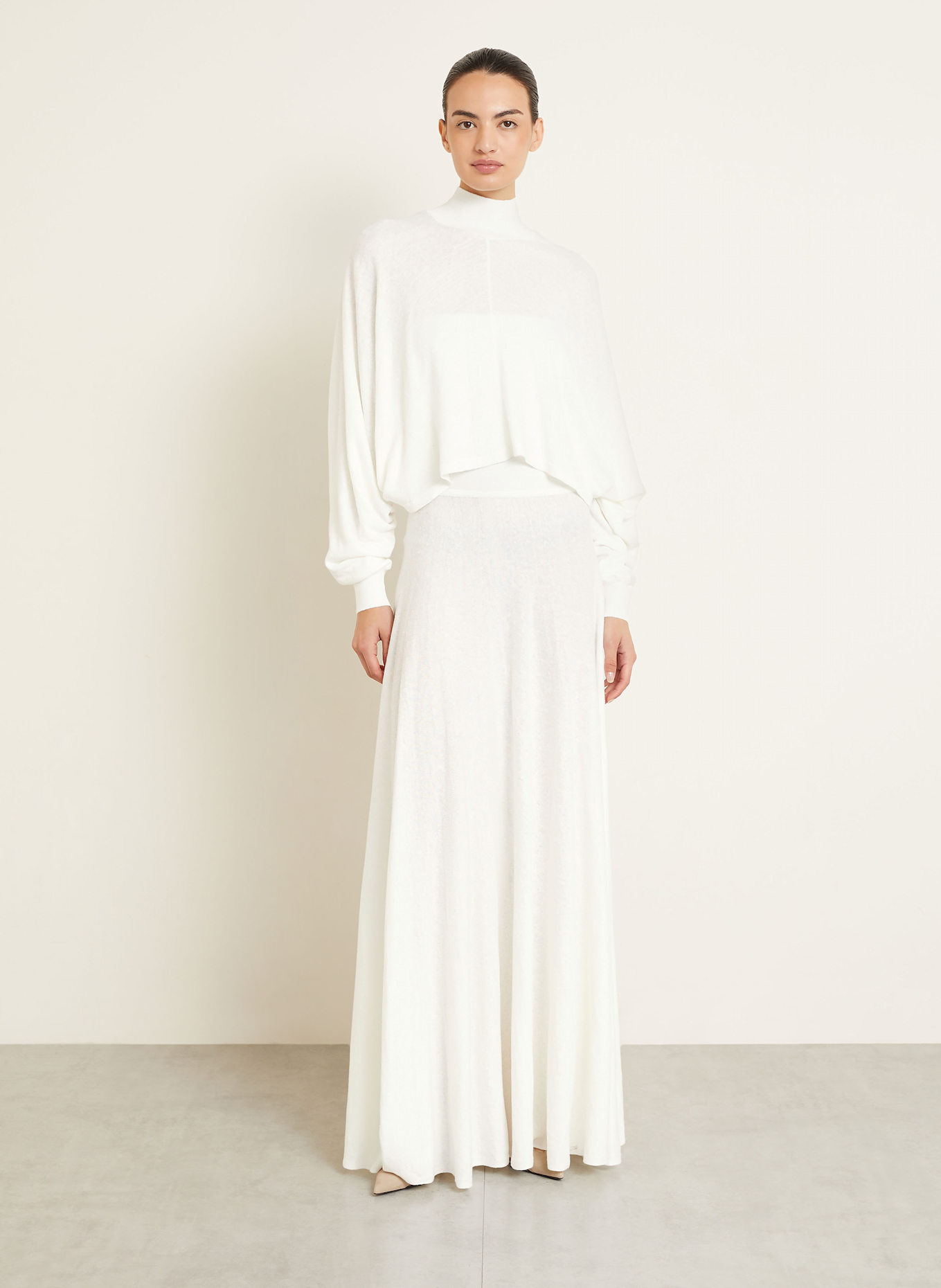 ALAÏA Pullover aus Leinen: WEISS