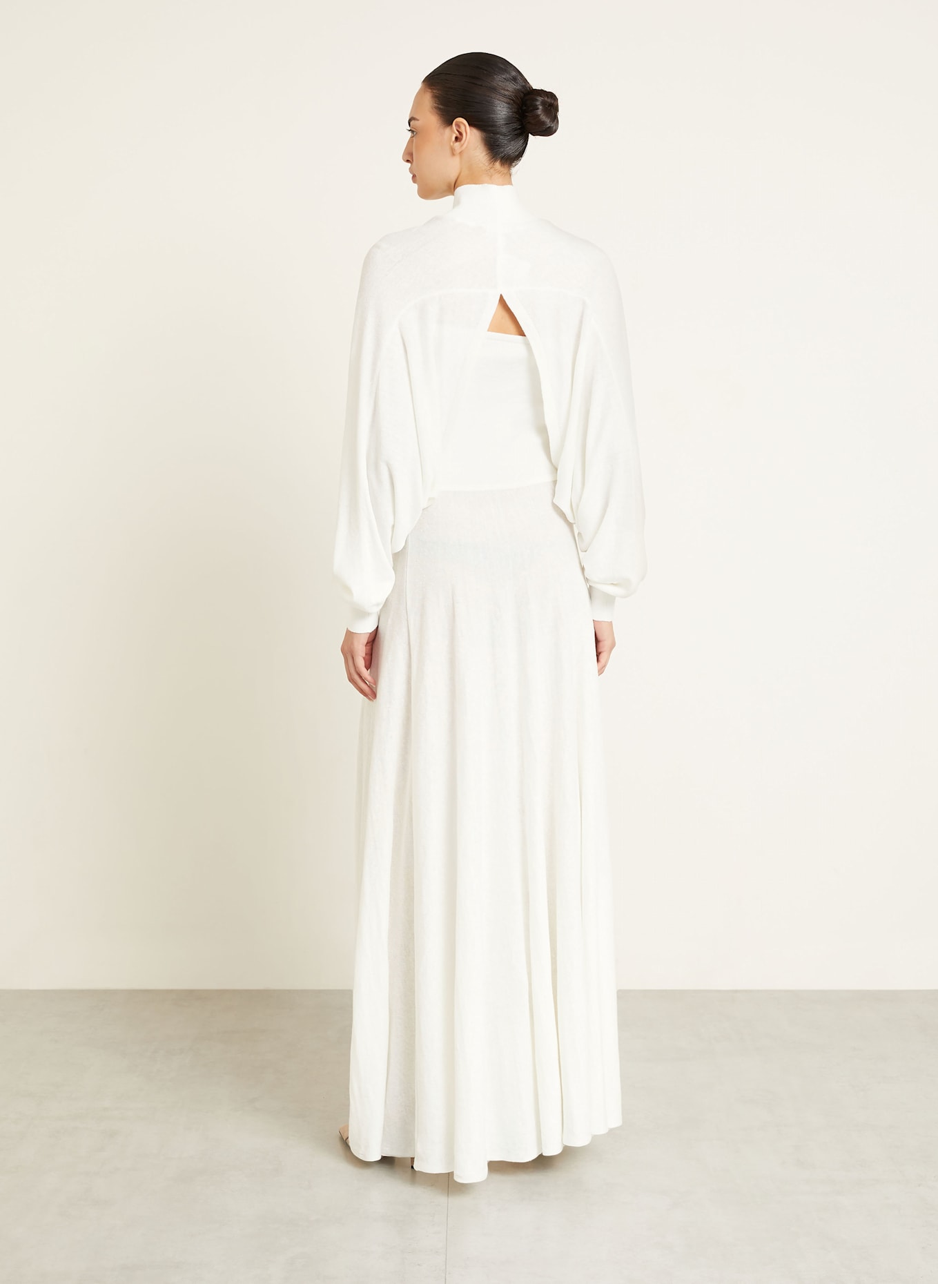 ALAÏA Pullover aus Leinen: WEISS