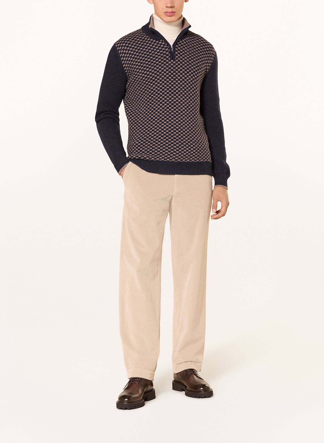 FEDELI Troyer: DUNKELBLAU / HELLBRAUN