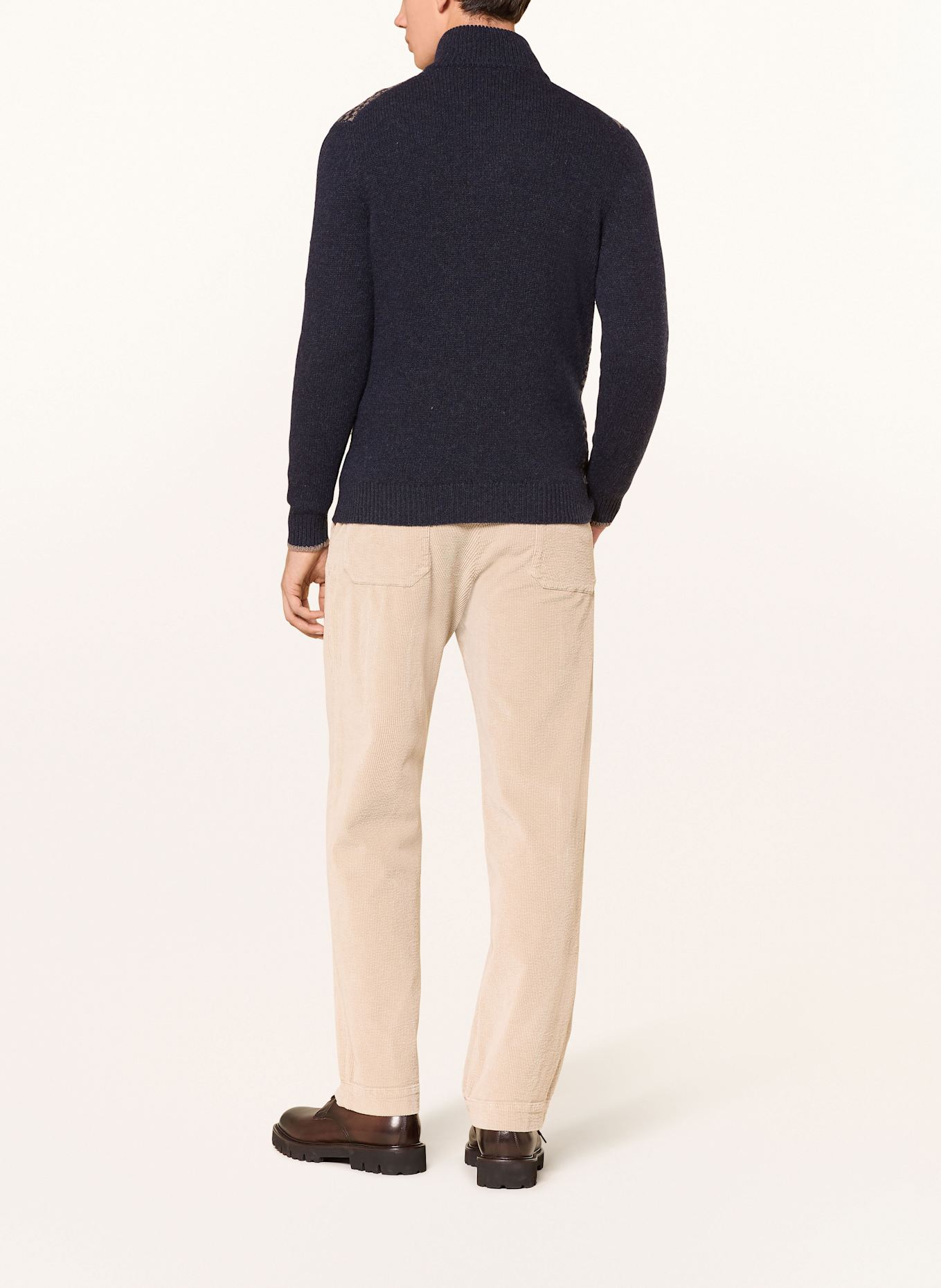 FEDELI Troyer: DUNKELBLAU / HELLBRAUN