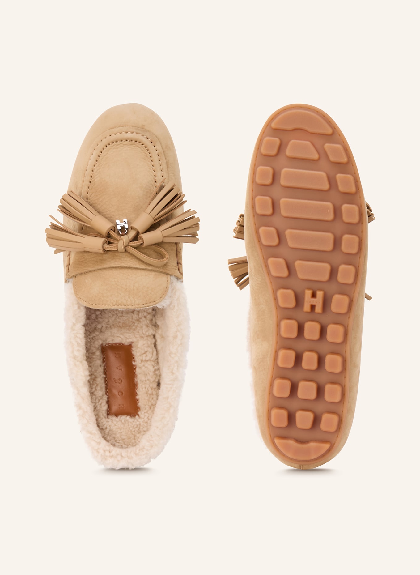 HOGAN Mules H693: HELLBRAUN