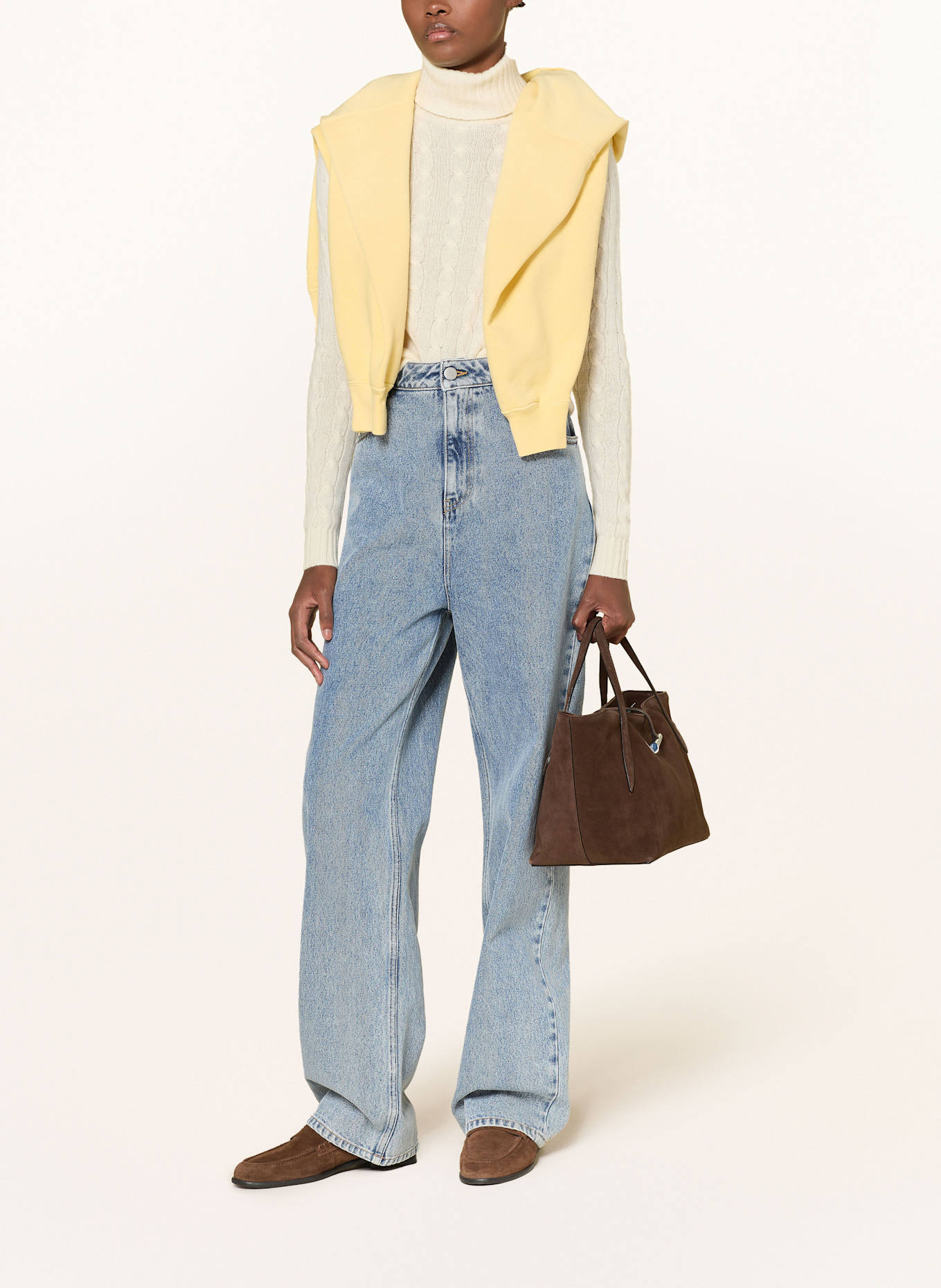 LIFFNER Torebka PETITE PENNE z saszetką: CIEMNOBRĄZOWY