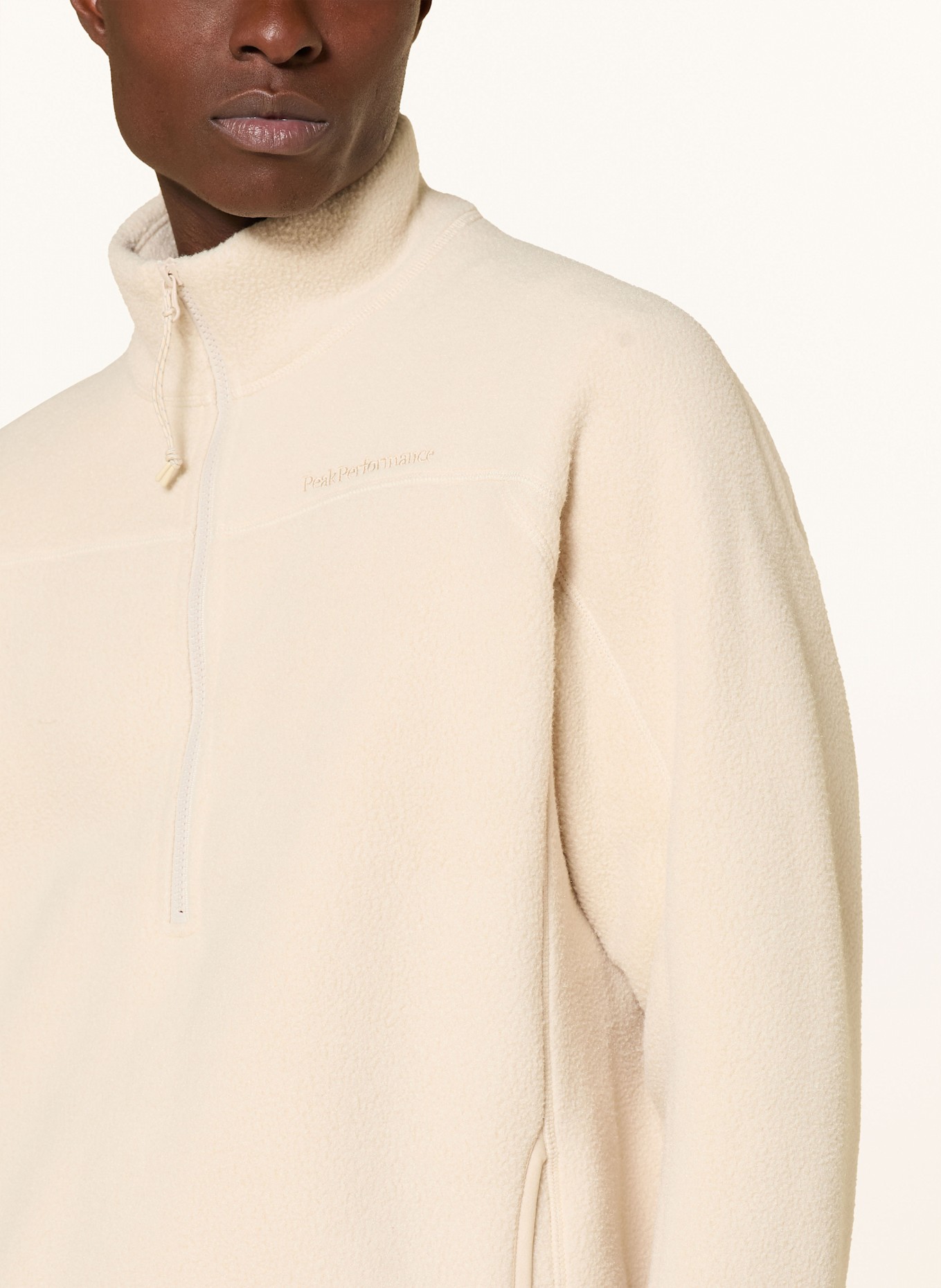 Peak Performance Fleece-Troyer: CREME