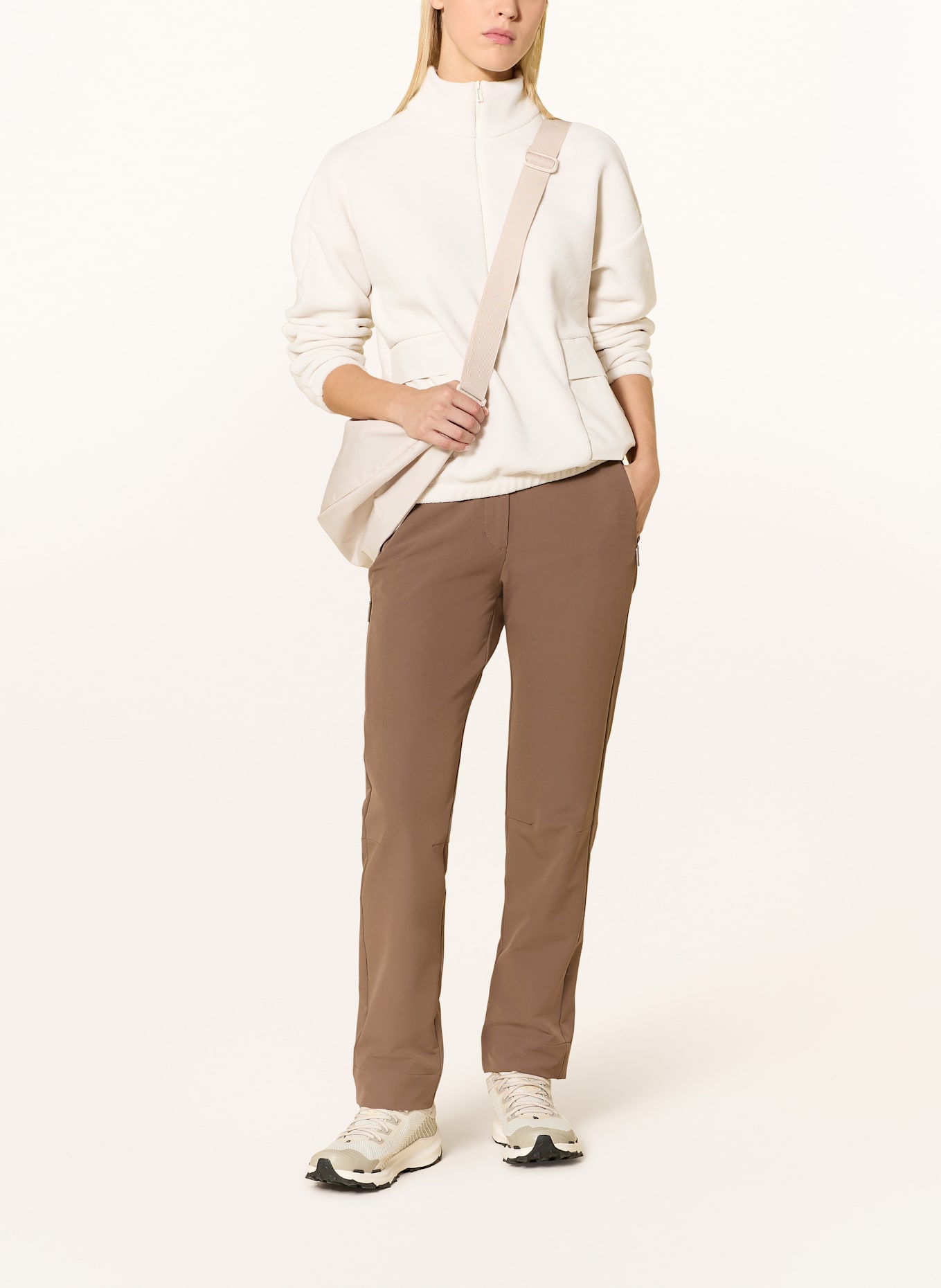 JEANNE BARET Fleece-Troyer ROCHEFORT: WEISS