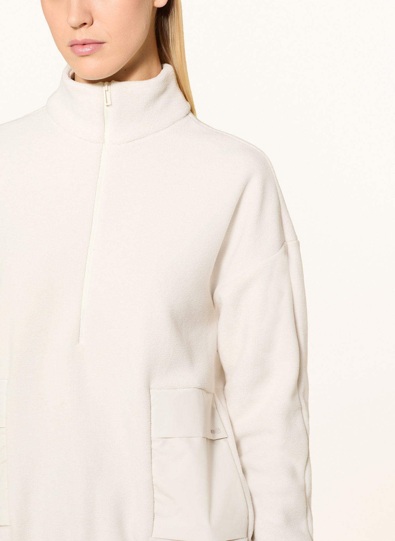 JEANNE BARET Fleece-Troyer ROCHEFORT: WEISS