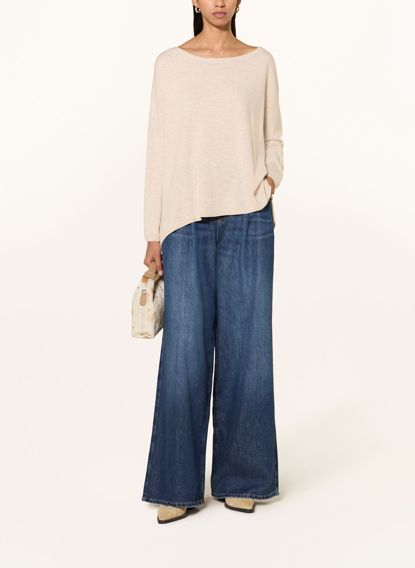 Part Two Oversized-Pullover TILAPW: BEIGE