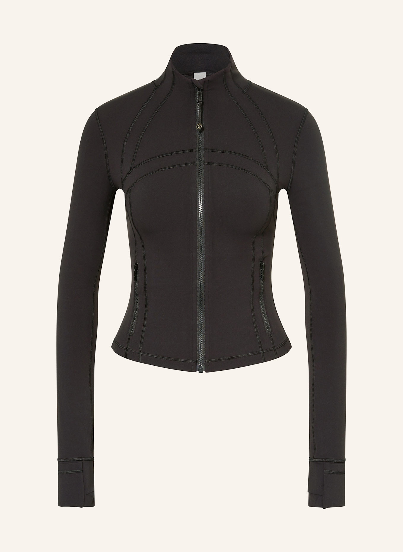 lululemon DEFINE CROPPED yoga jacket in black