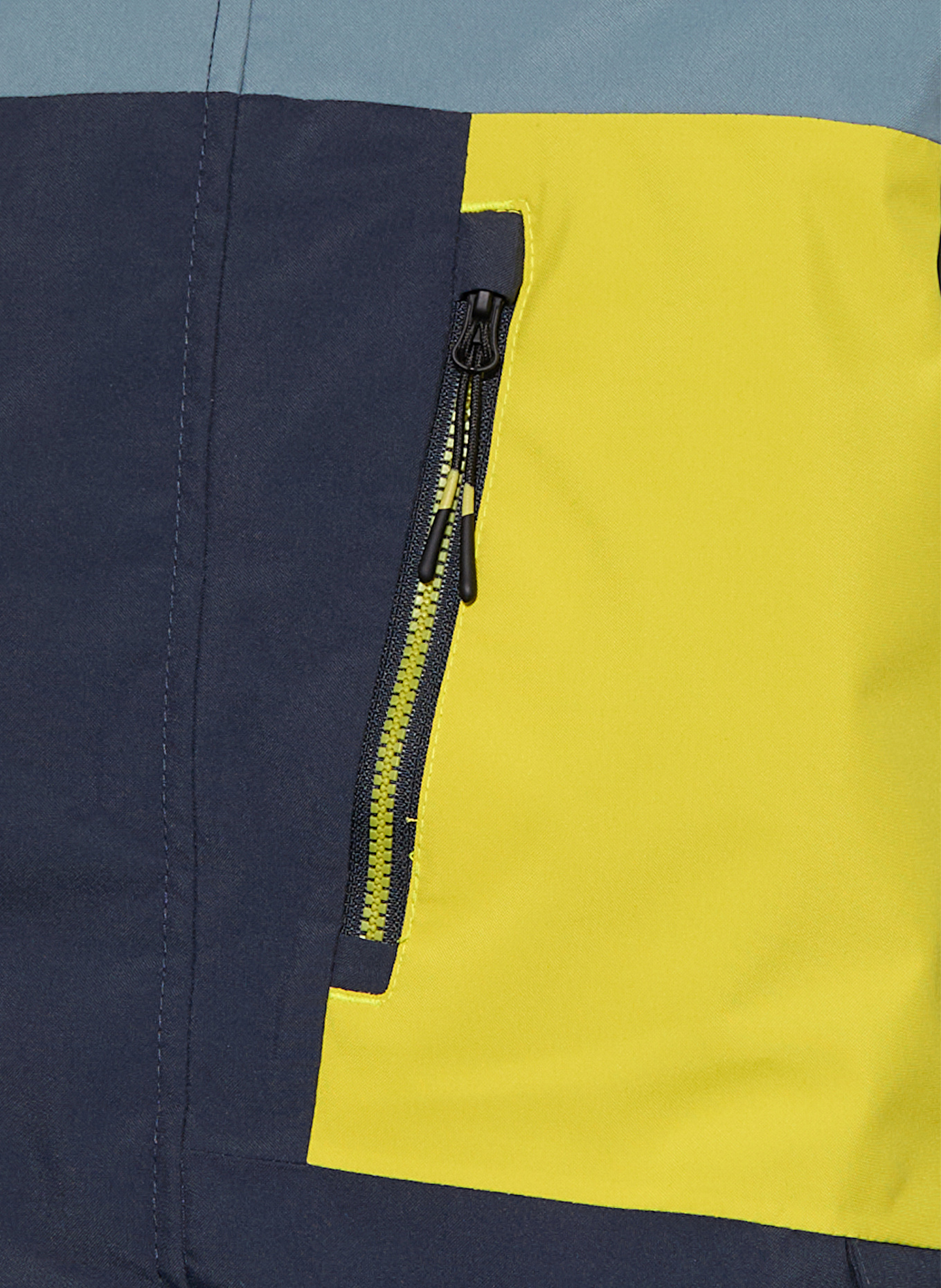 killtec Skijacke KSW 200: DUNKELBLAU / BLAUGRAU / GELB