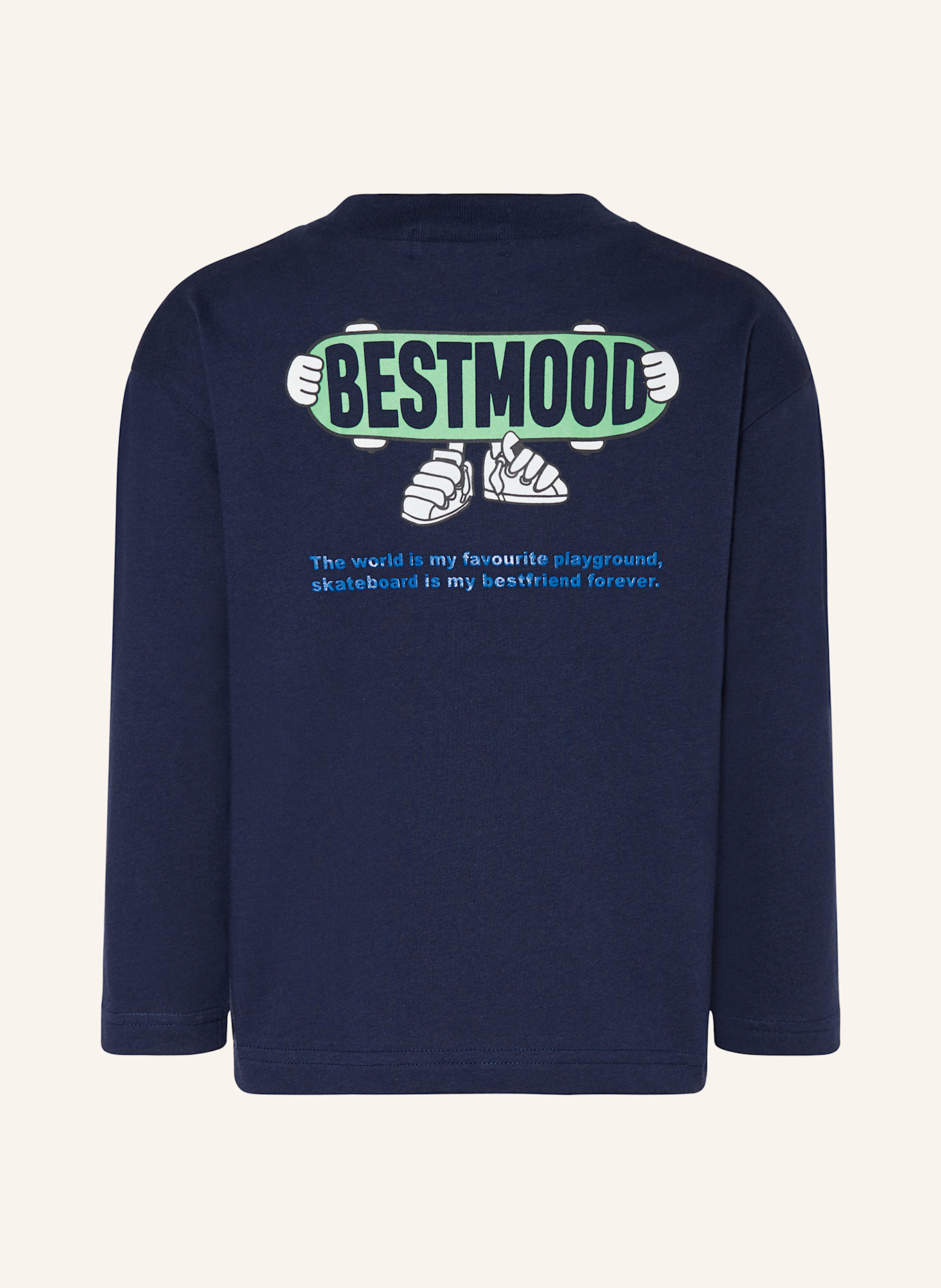 Billieblush Longsleeve: DUNKELBLAU / GRÜN