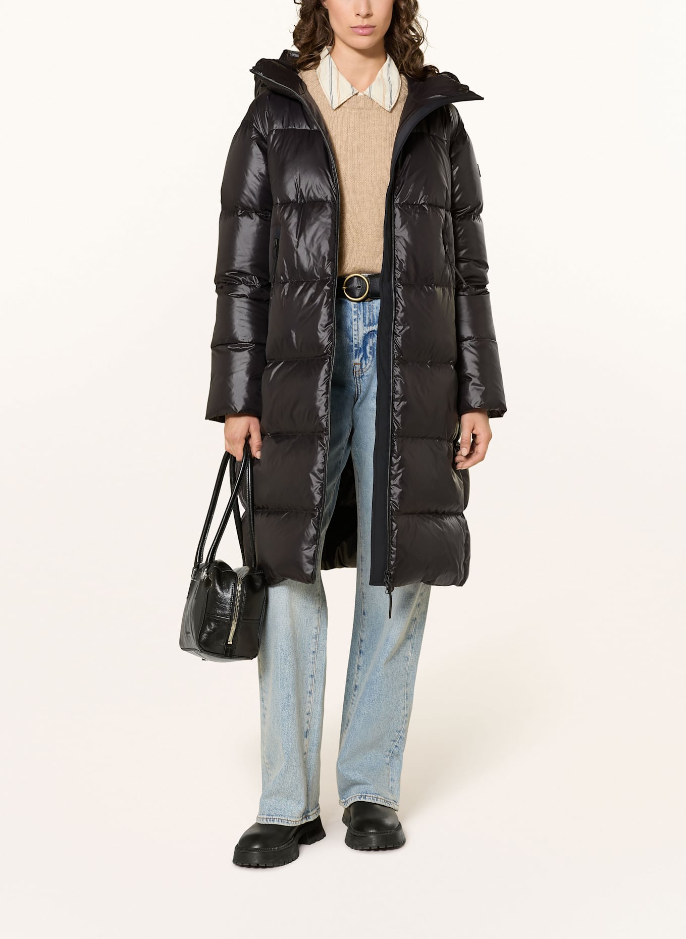 PEUTEREY Daunenmantel SELECTRIC: SCHWARZ