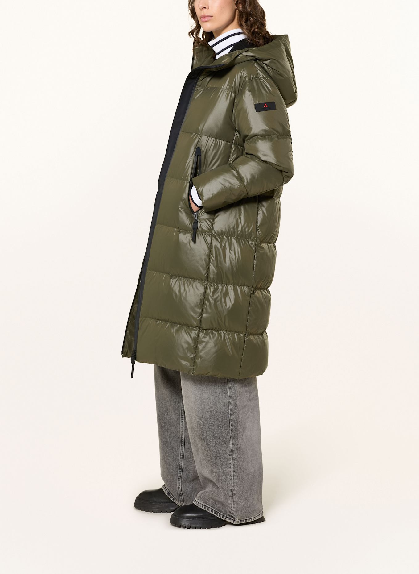 PEUTEREY Daunenmantel SELECTRIC: GRÜN