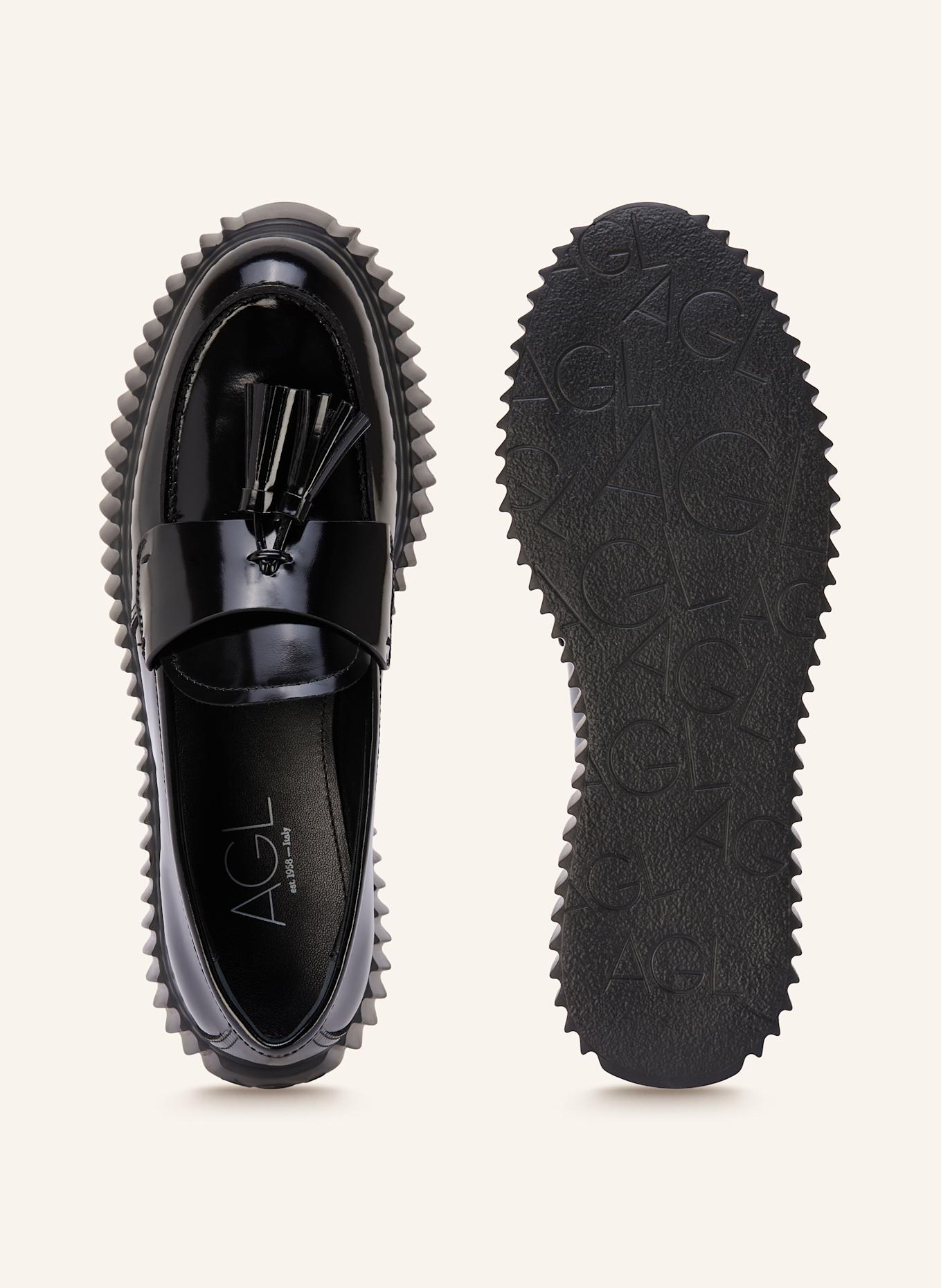 AGL Plateau-Loafer DIANA: SCHWARZ