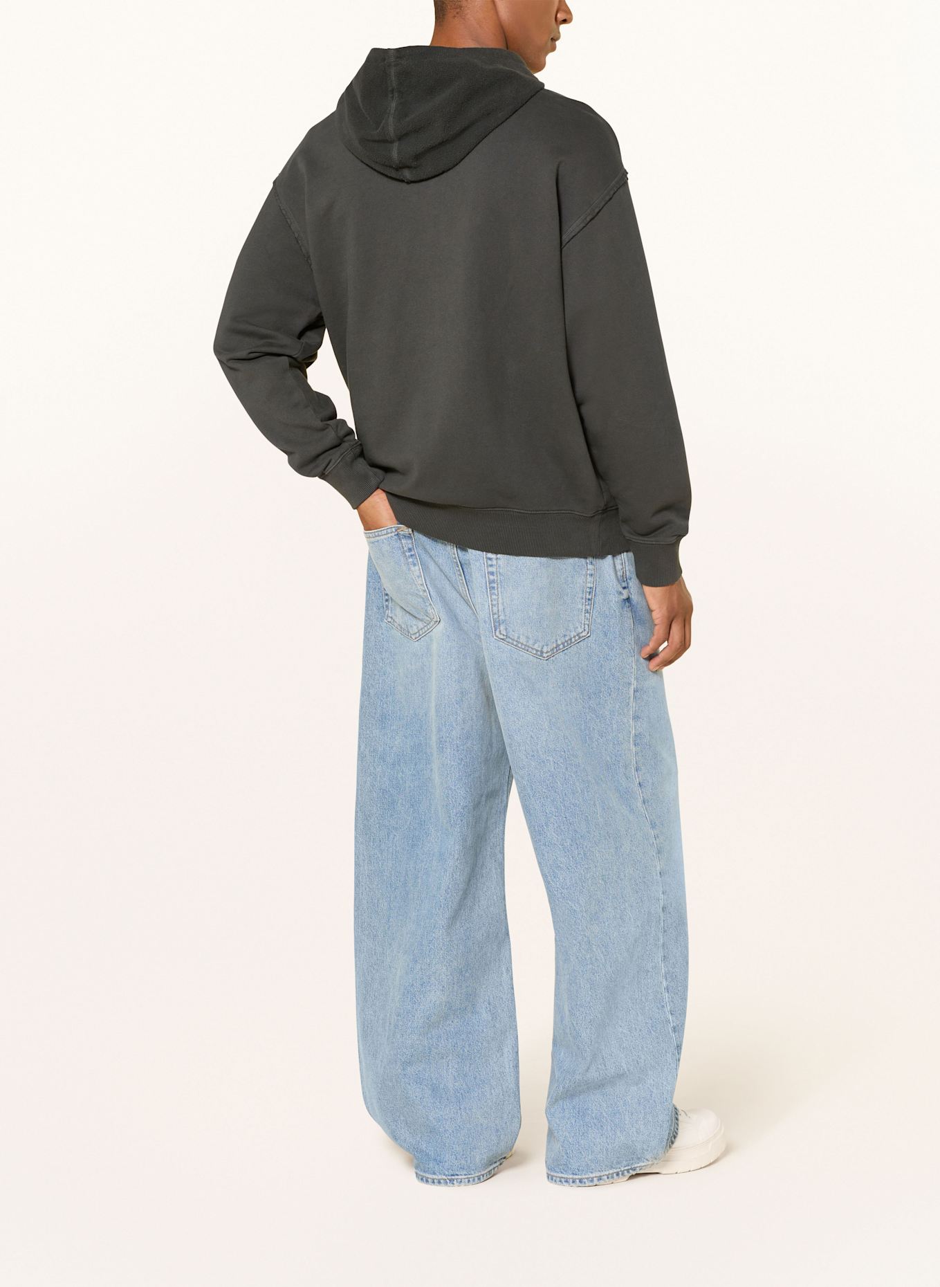 HUGO BLUE Hoodie NASDI: SCHWARZ