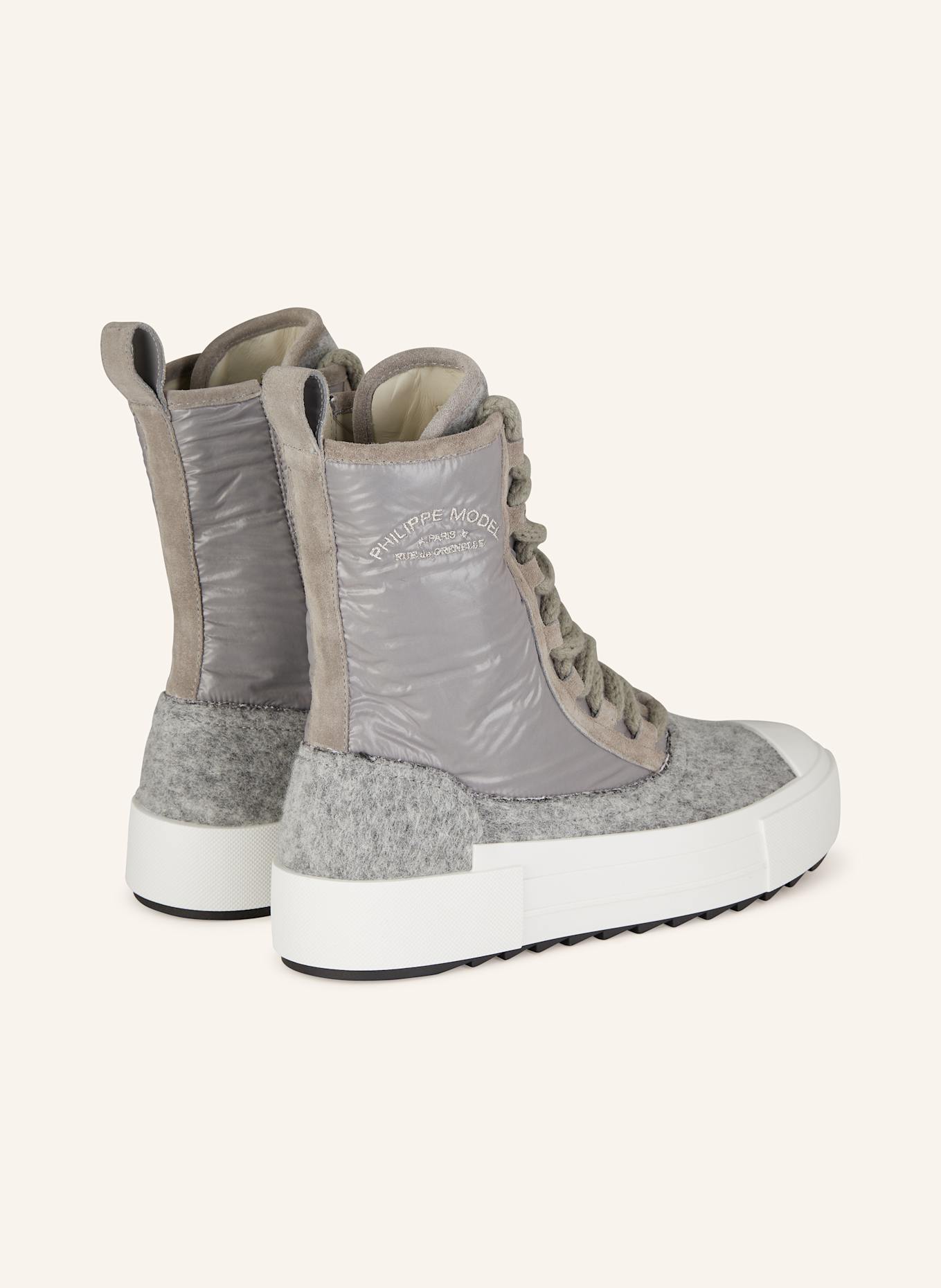 PHILIPPE MODEL Schnürboots PARIS HAUTE: GRAU