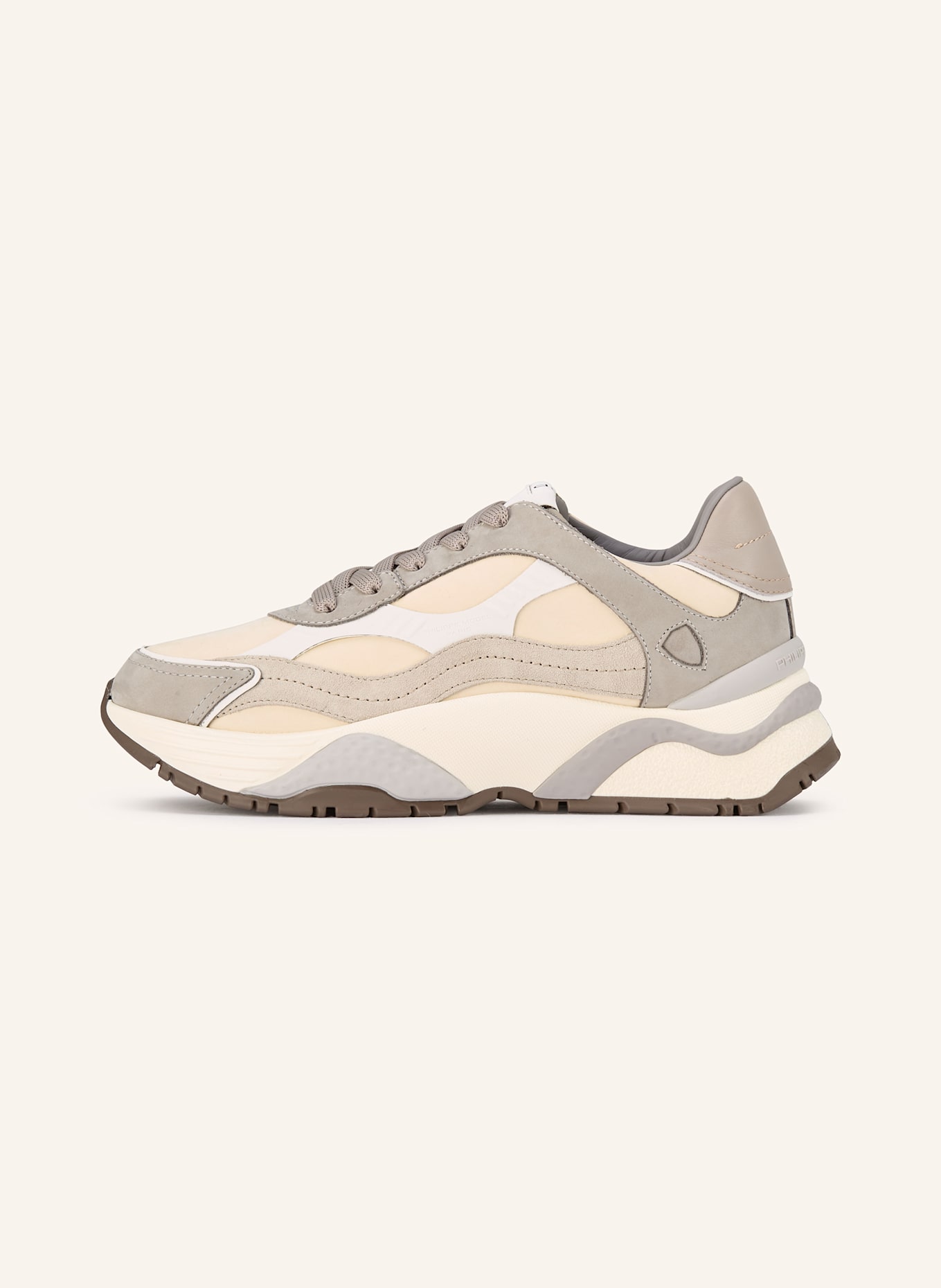 PHILIPPE MODEL Sneaker ODEON: CREME / GRAU