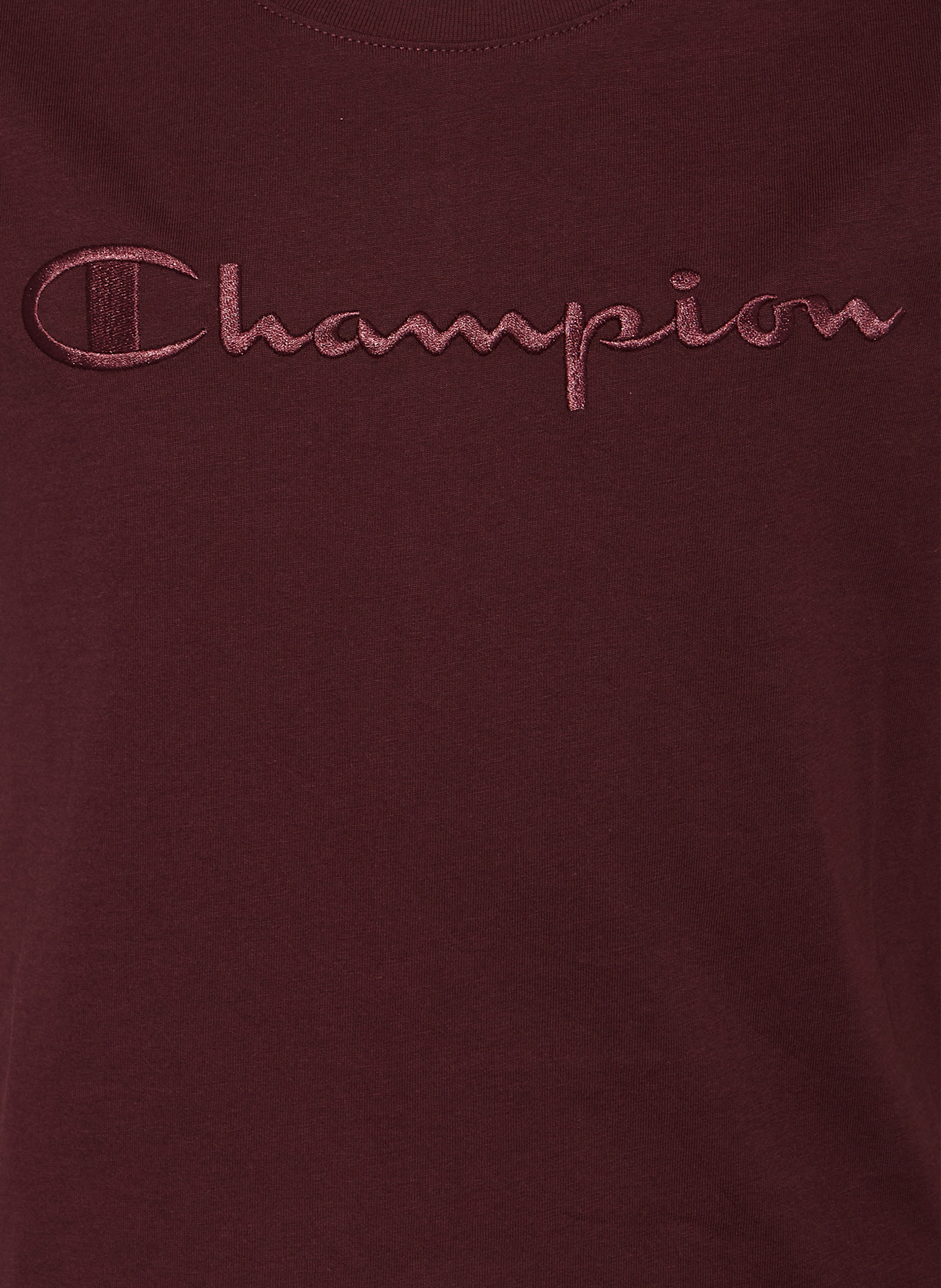 Champion T-Shirt: DUNKELROT