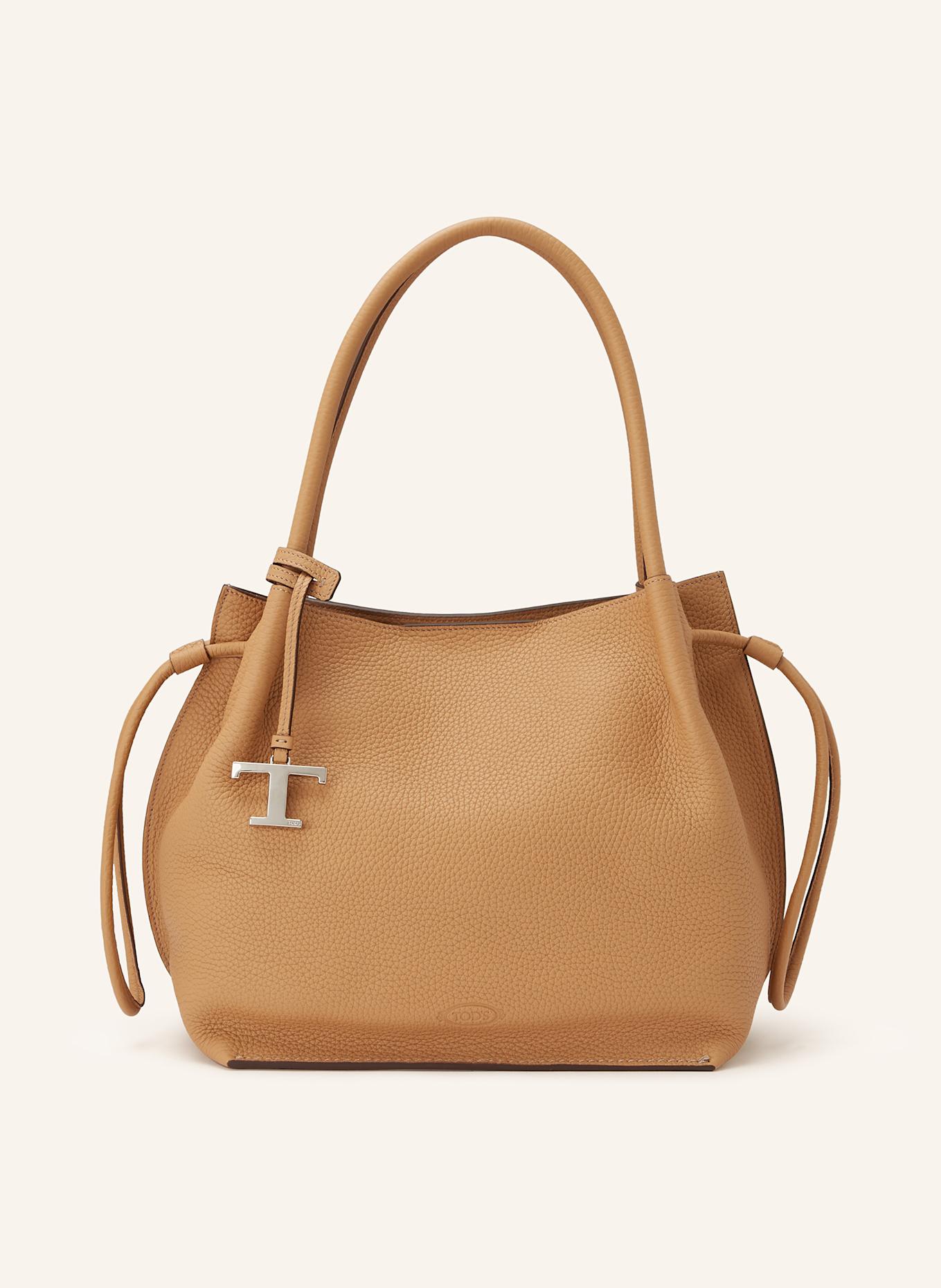 TOD'S Shopper: LIGHT BROWN