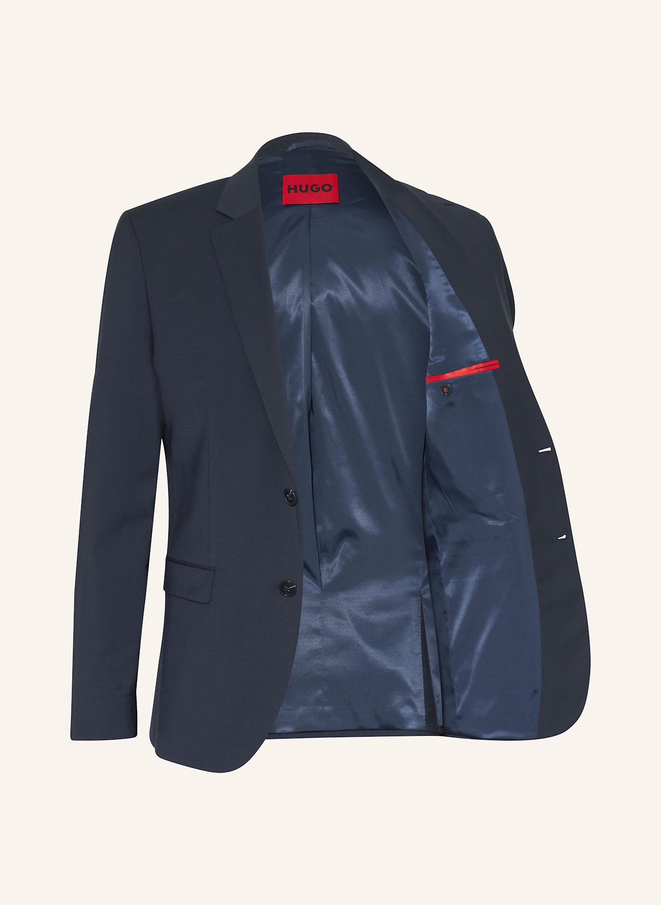 HUGO Marynarka garniturowa ARTI extra slim fit: GRANATOWY