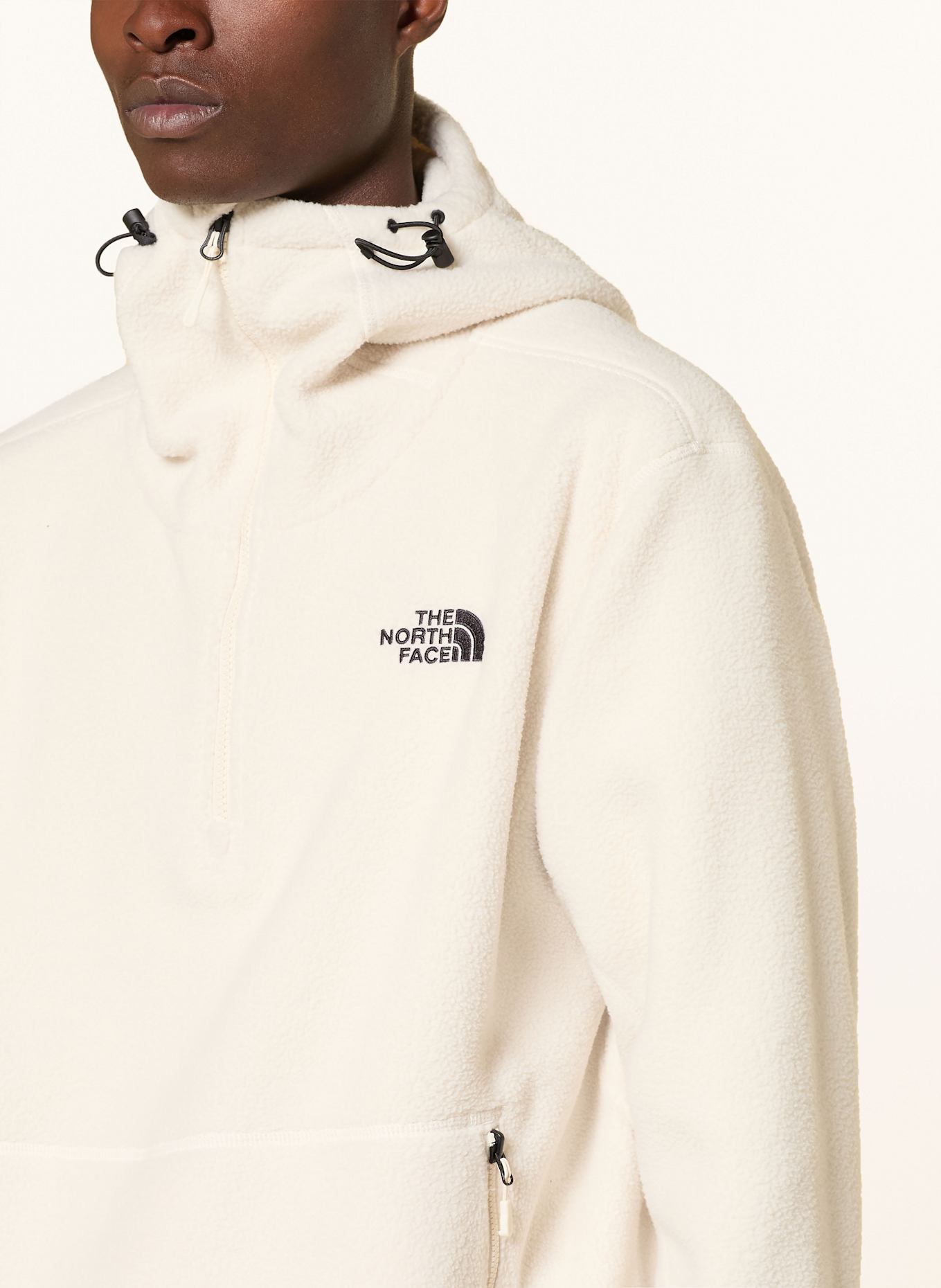 THE NORTH FACE Sweter typu troyer z polaru DIRUS: BIAŁY