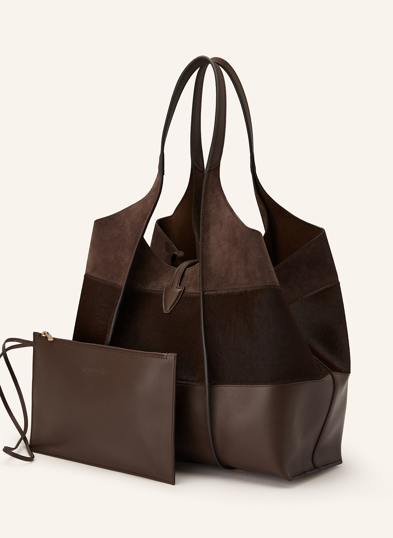 TOD'S Shopper: DARK BROWN