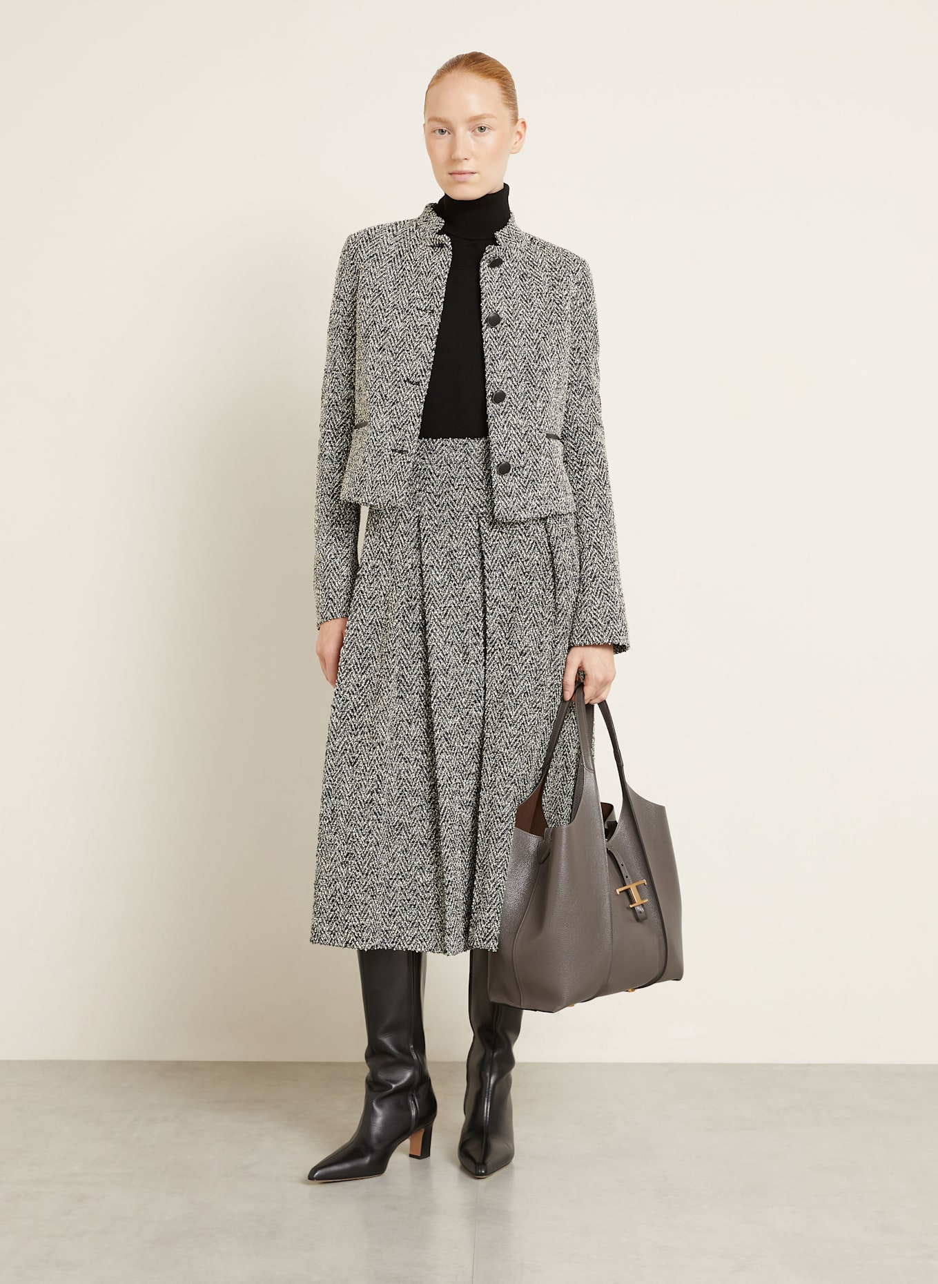 TOD'S Shopper: TAUPE