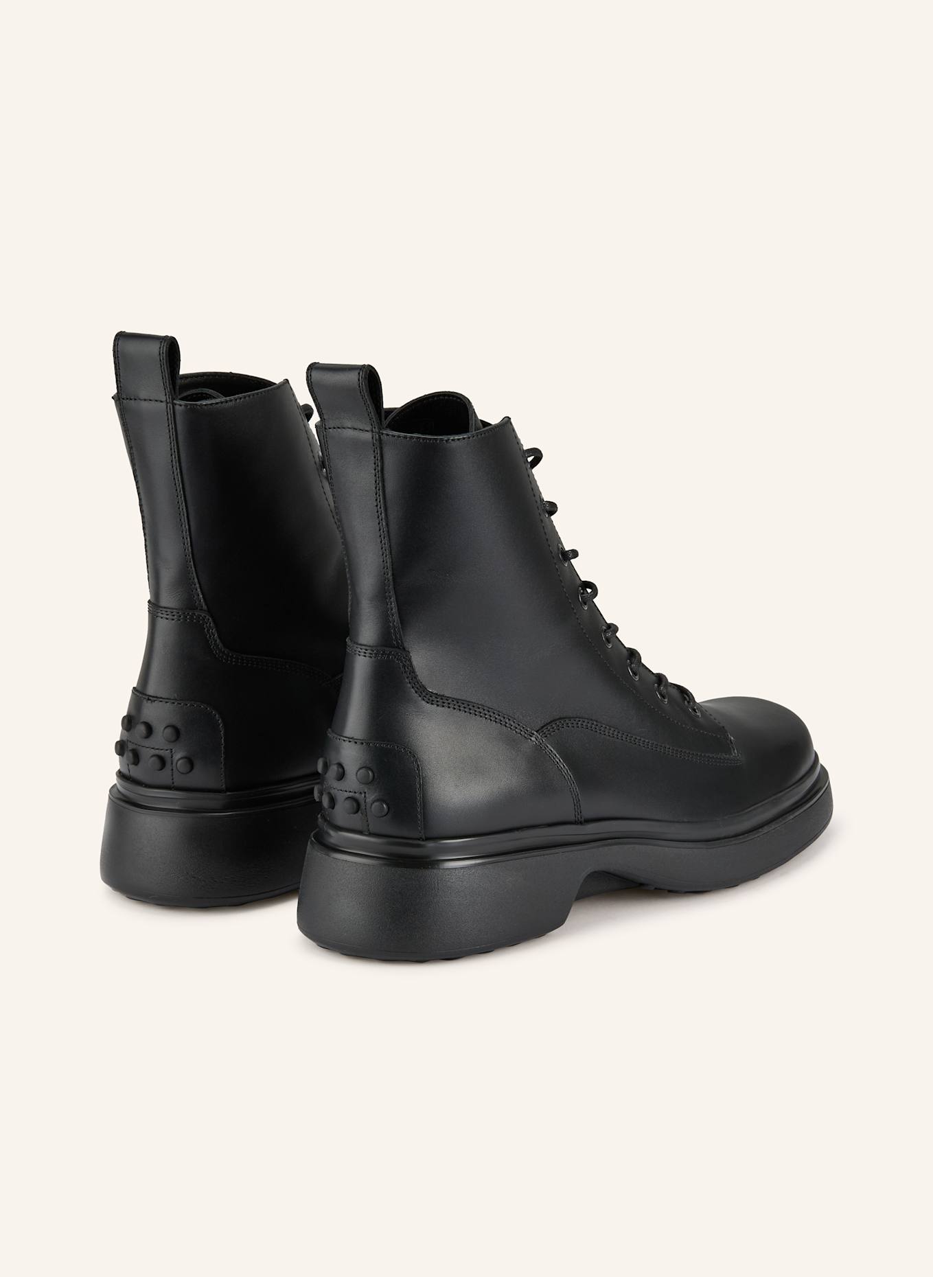TOD'S Lace-up boots: BLACK