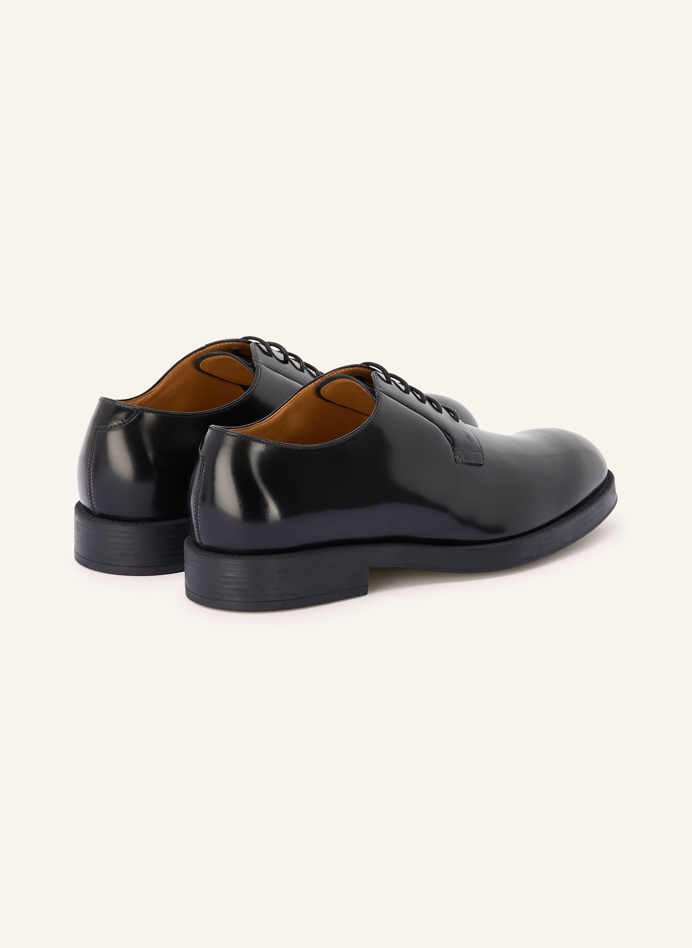 TOD'S Buty sznurowane: CZARNY