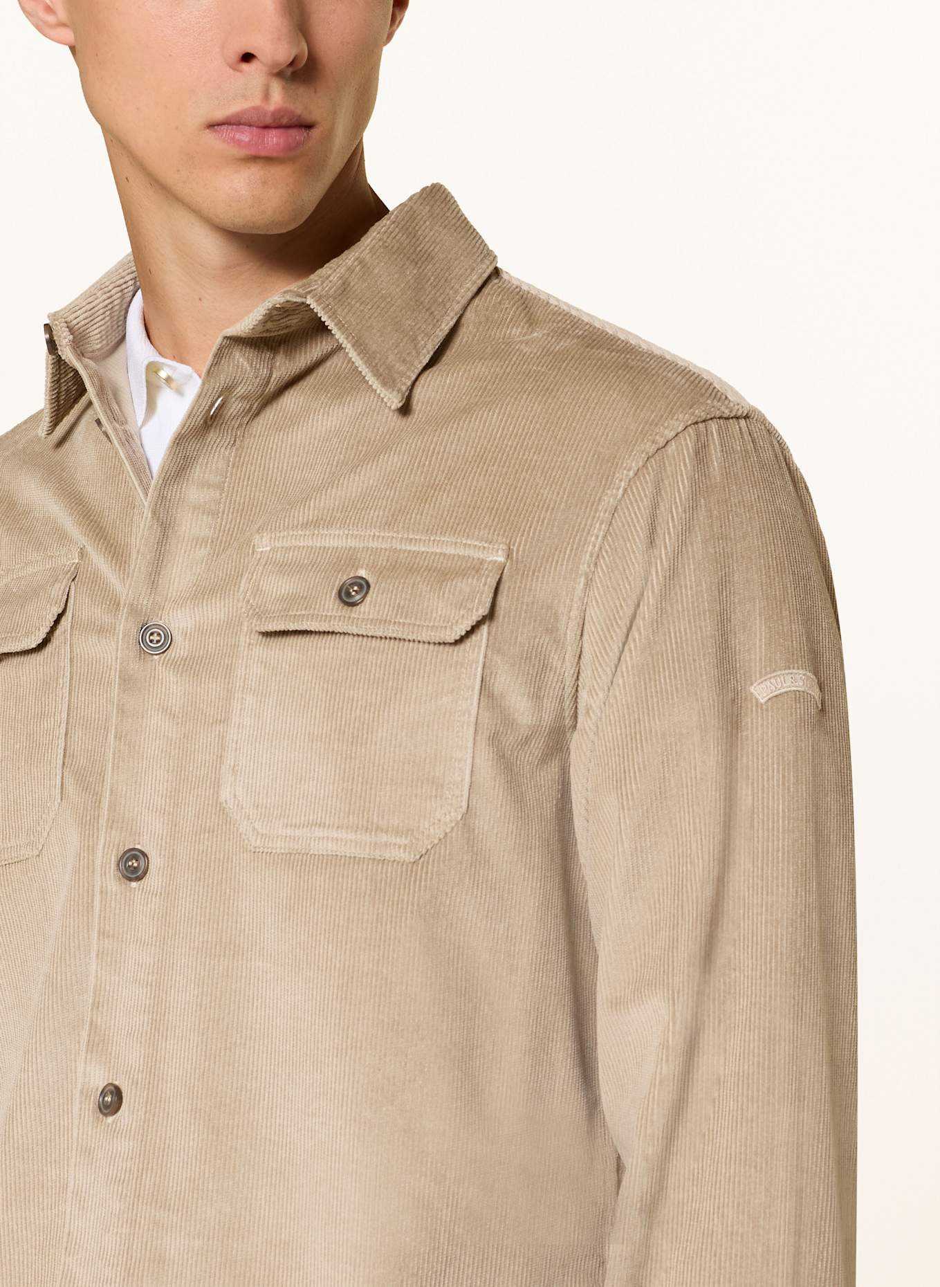 PAUL & SHARK Cord-Overshirt: BEIGE