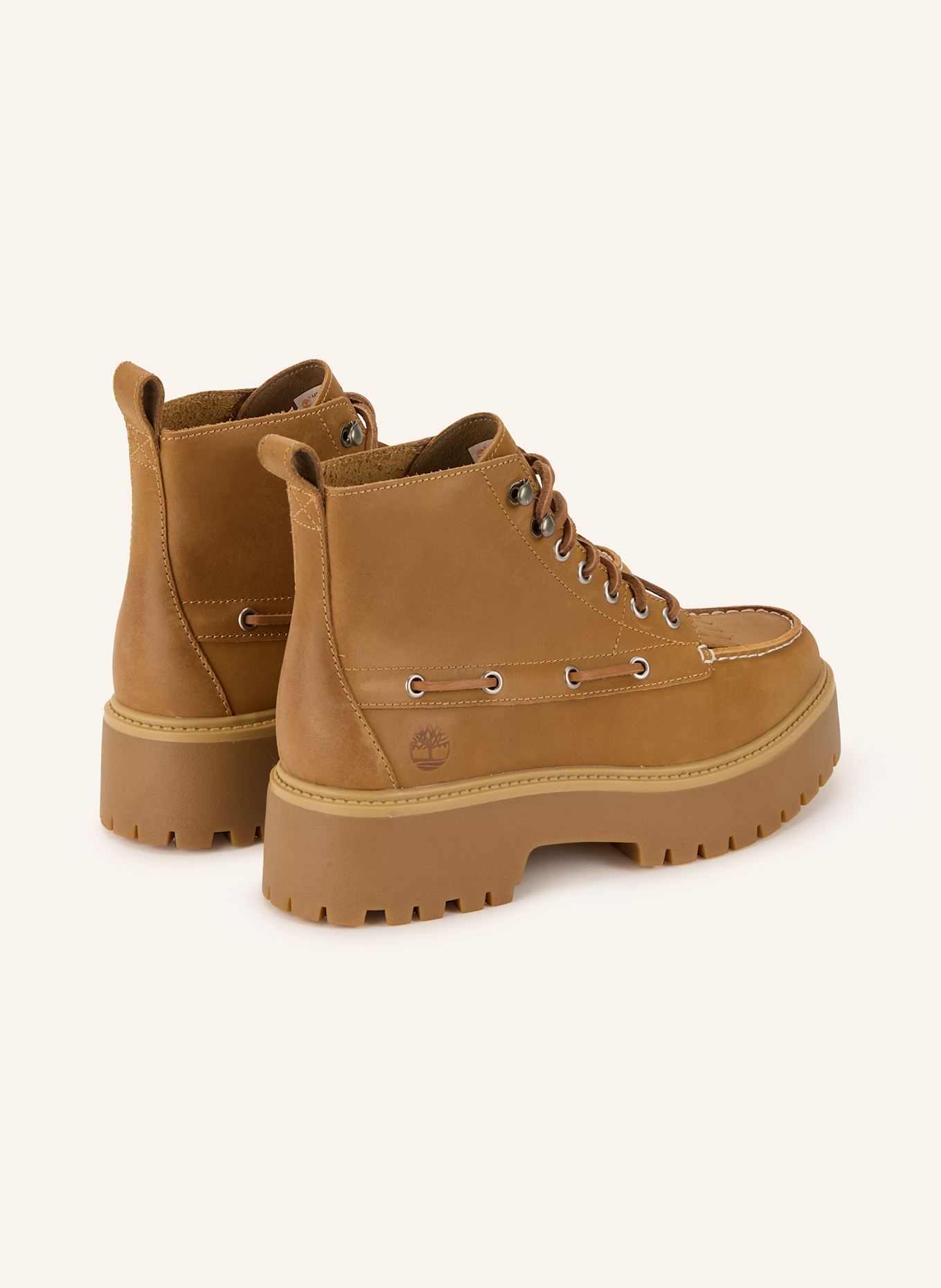 Timberland Botki sznurowane STONE STREET: BRĄZOWY