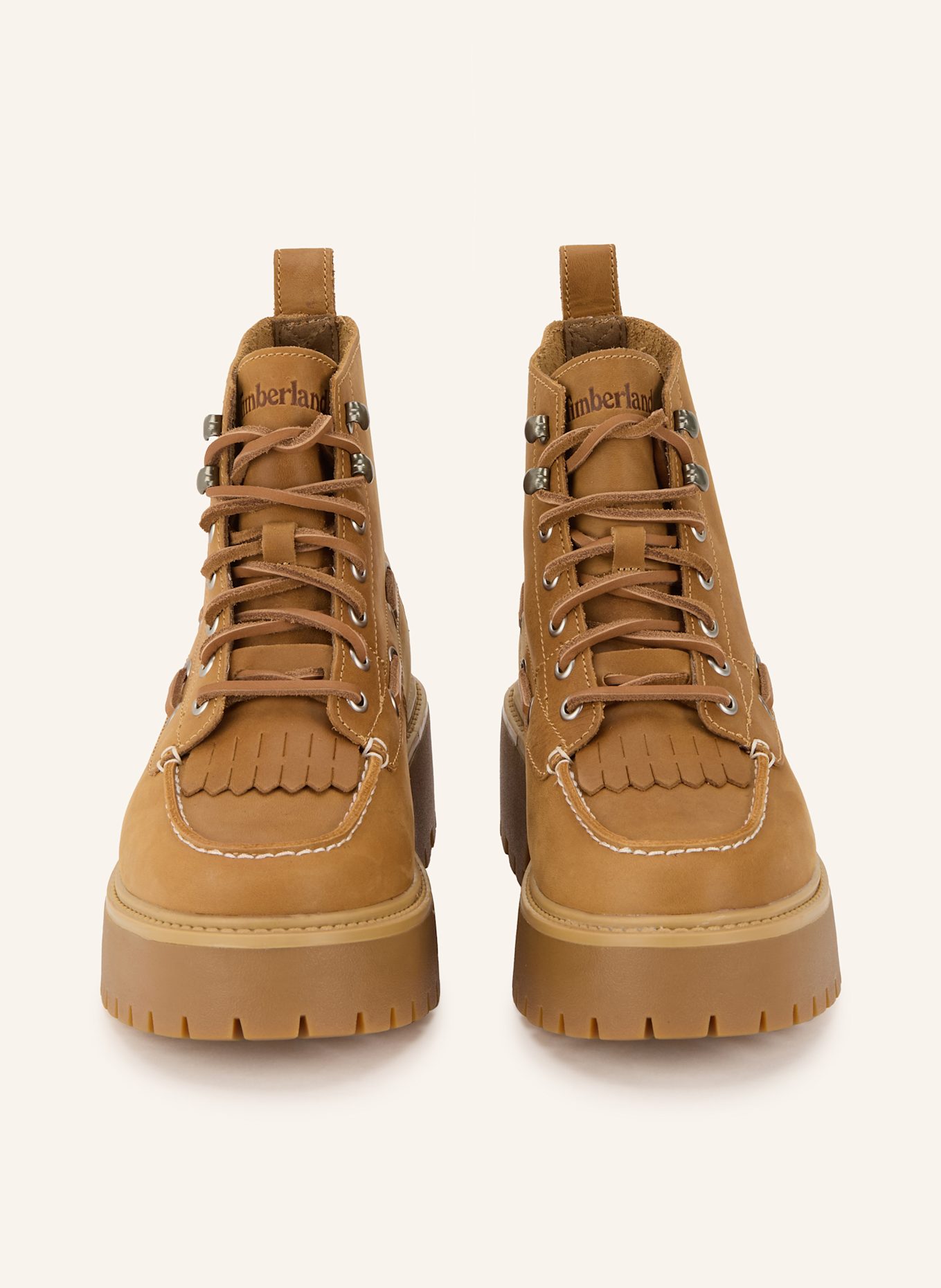 Timberland Botki sznurowane STONE STREET: BRĄZOWY