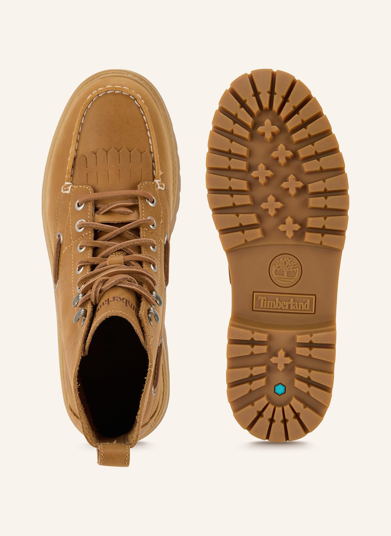 Timberland Botki sznurowane STONE STREET: BRĄZOWY