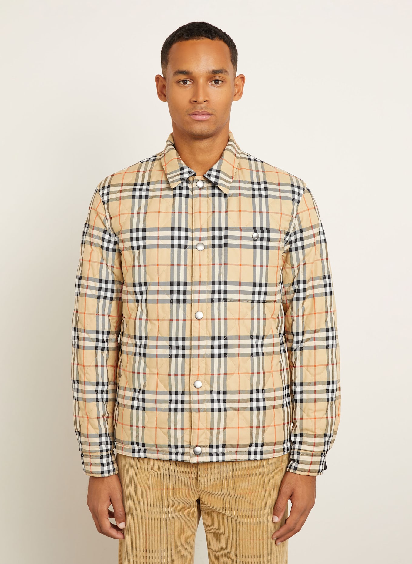 BURBERRY Prošívaná bunda BRIGHTON v oboustranném provedení: ČERNÁ